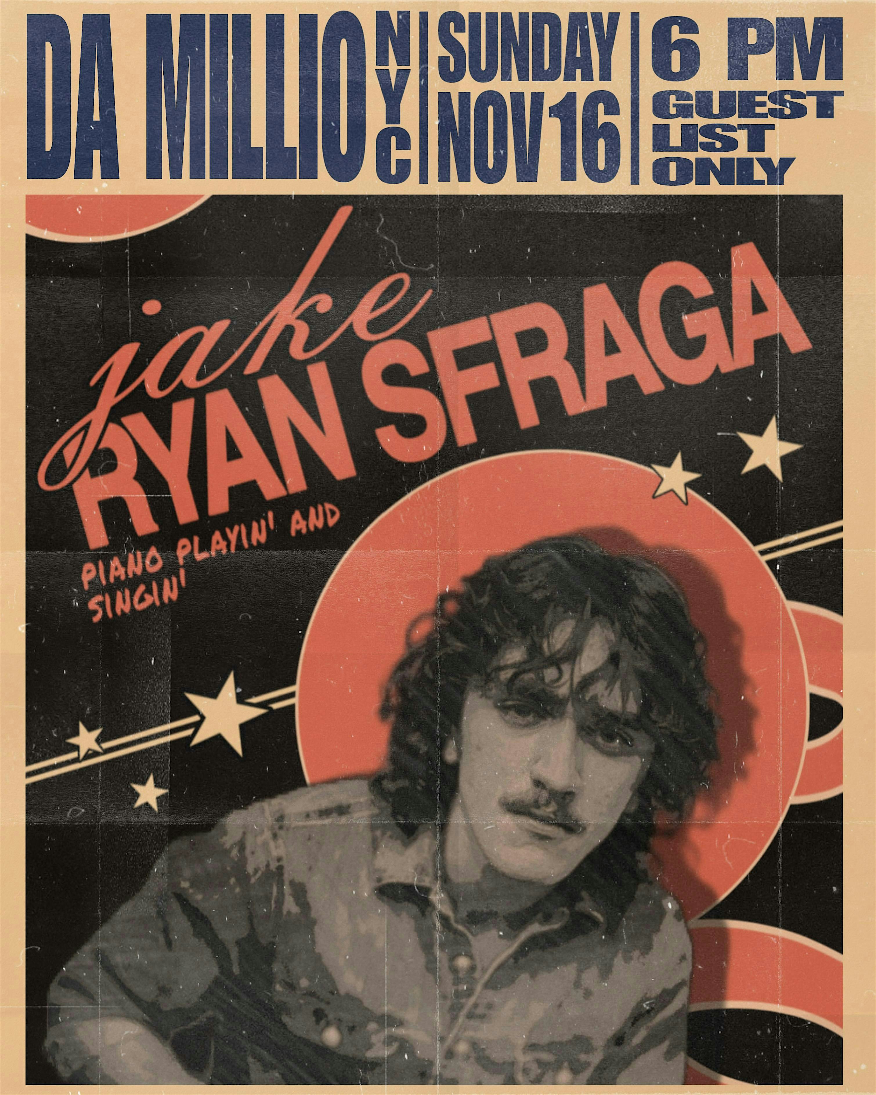 Jake Ryan Sfraga at Da Milio at Da Milio – New York, NY