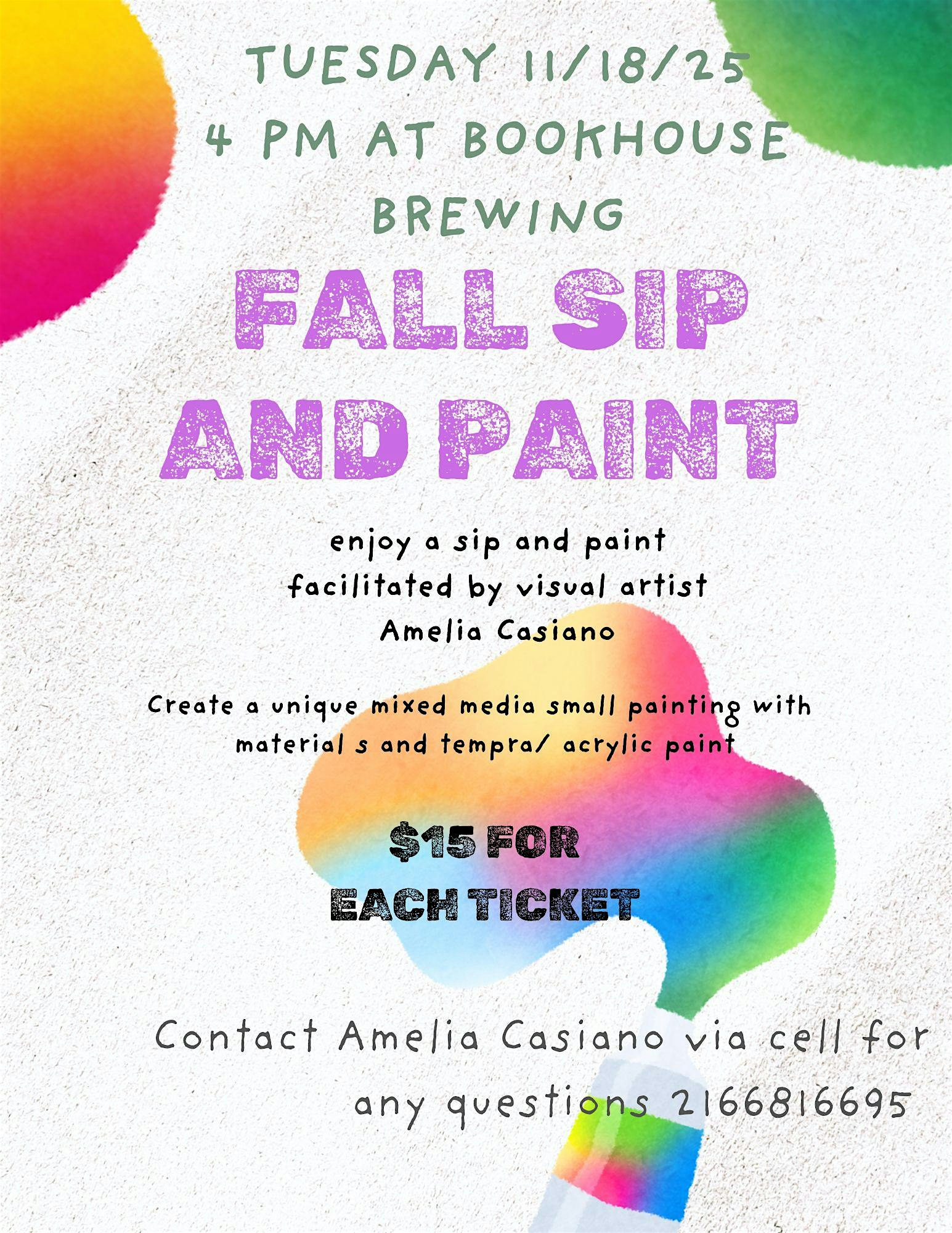 Fall Sip and Paint at 1526 W 25th St – Cleveland, OH