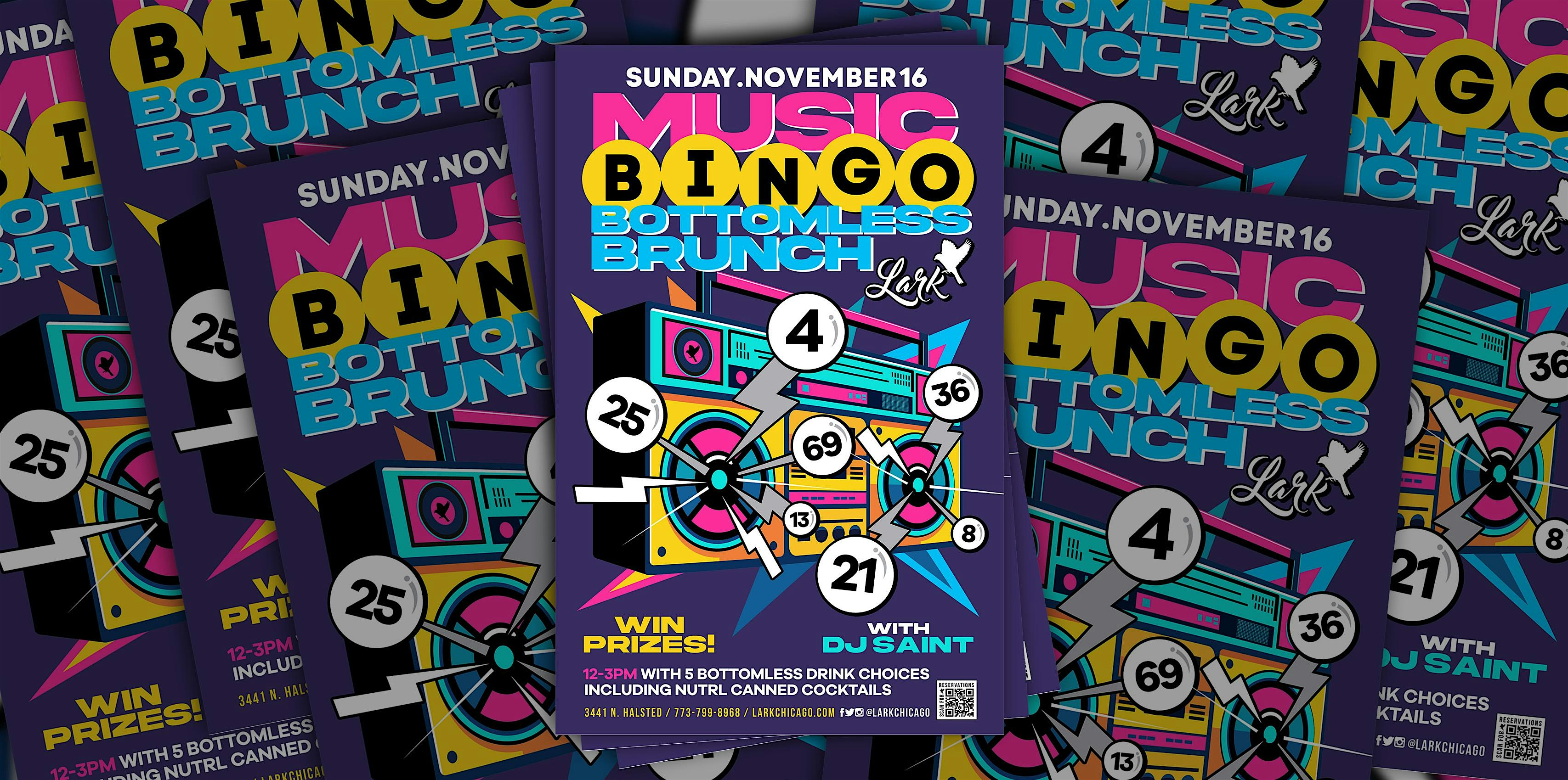 Music Bingo Bottomless Brunch at Lark – Chicago, IL