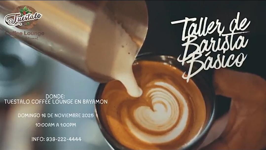 Taller de Barista – Básico at Tuéstalo Coffee Lounge – Bayamón, Bayamón
