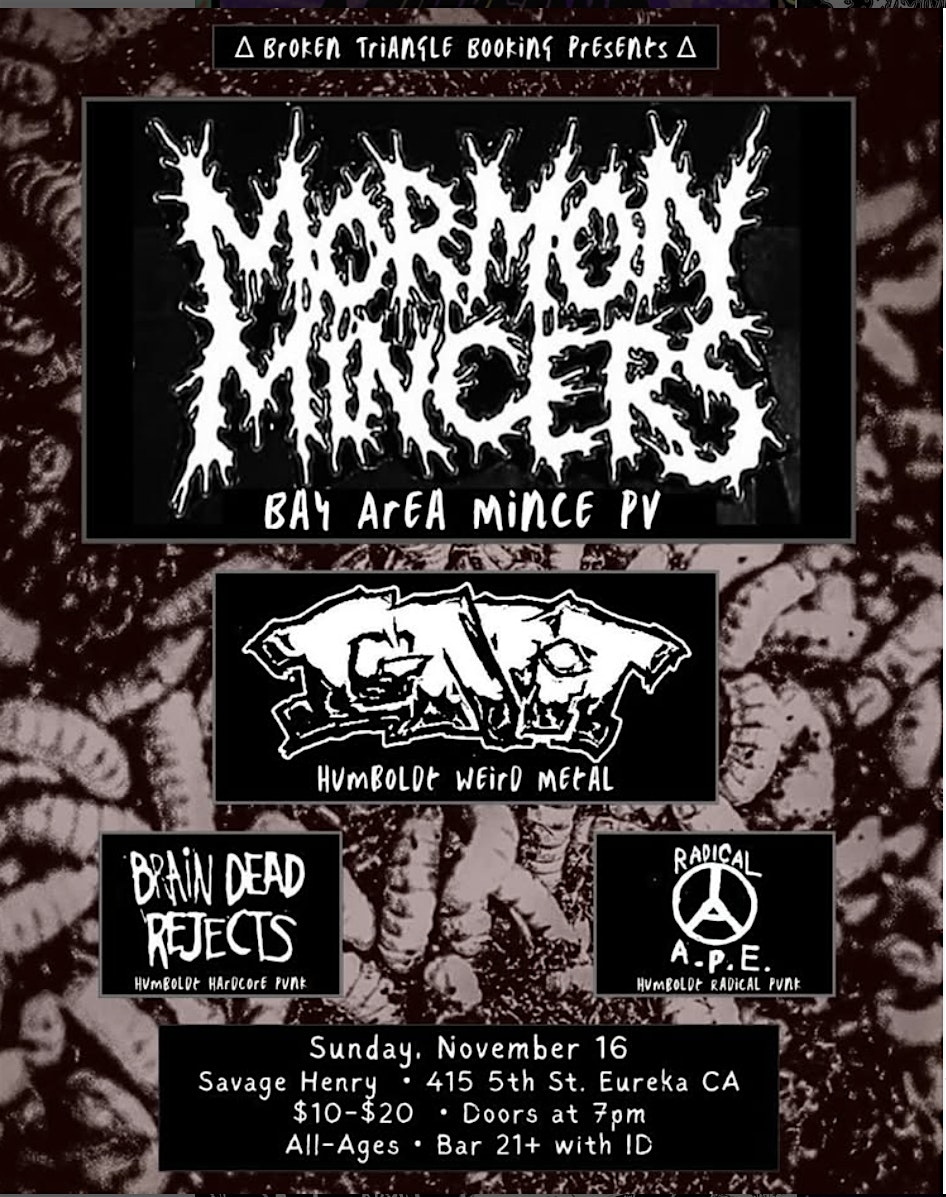 Metal Sunday at Savage Henry Comedy Club – Eureka, CA