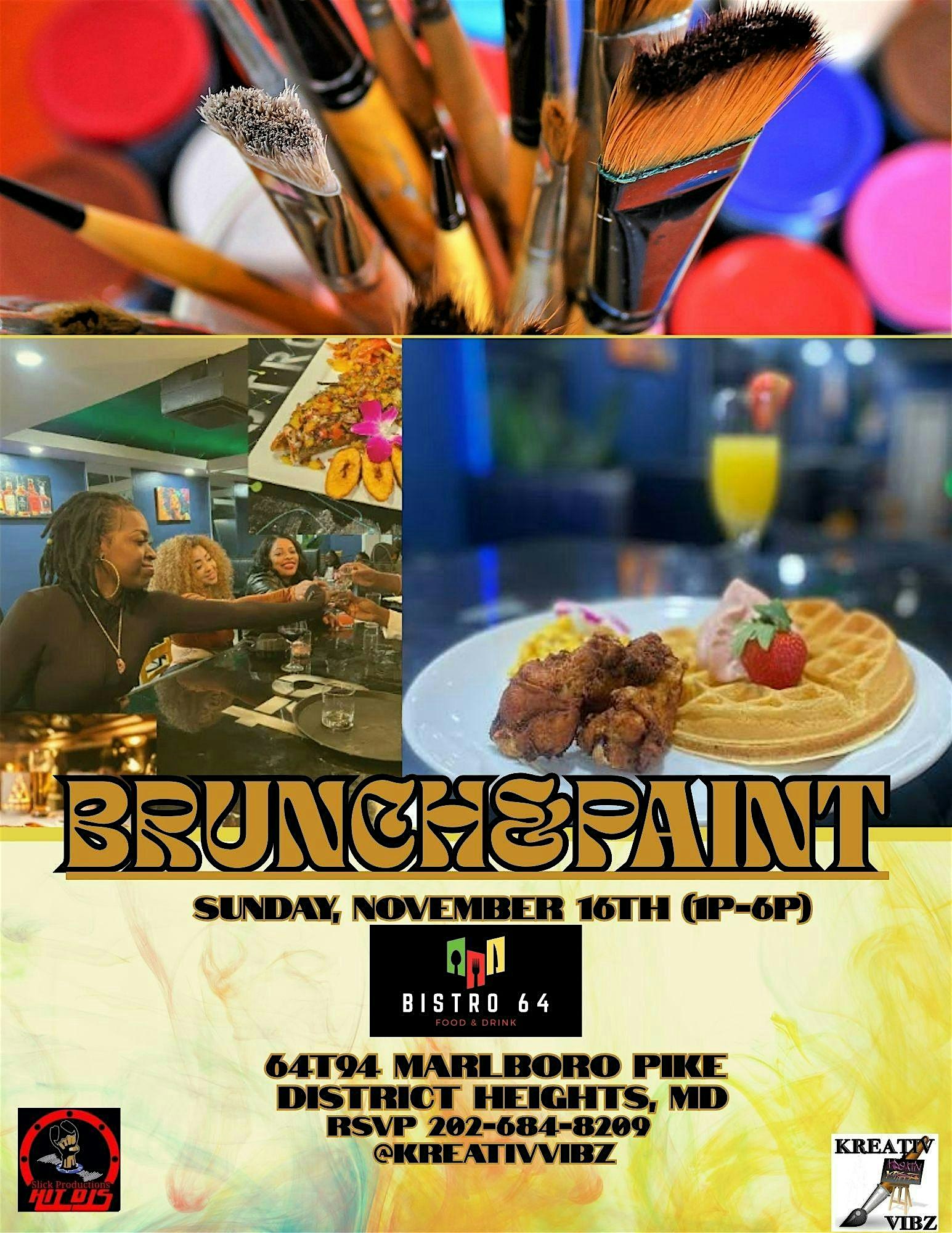 Brunch & Paint w/Kreativ Vibz at Bistro64 – District Heights, MD