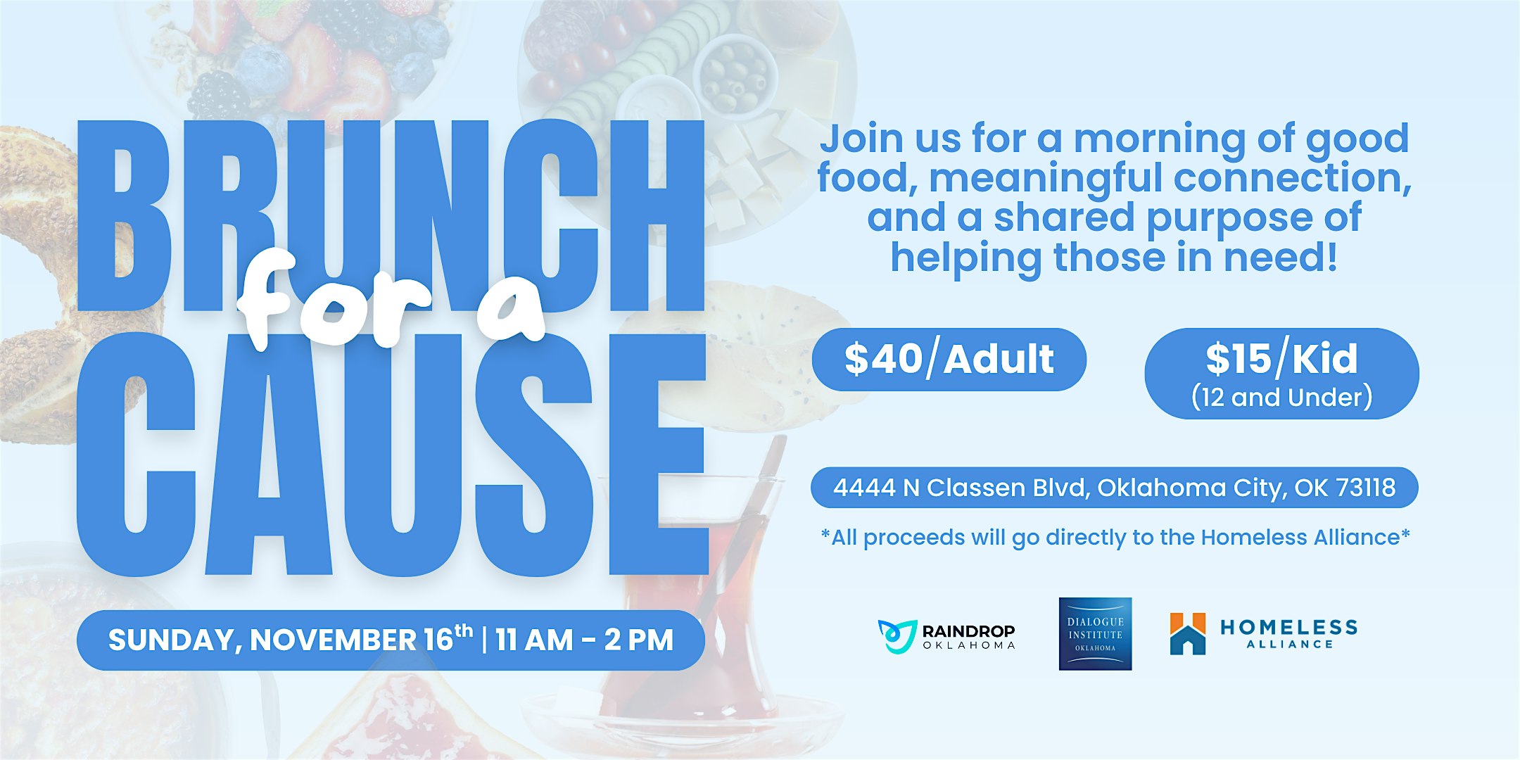 Brunch for a Cause at RainDrop Turkish House – Oklahoma City, OK