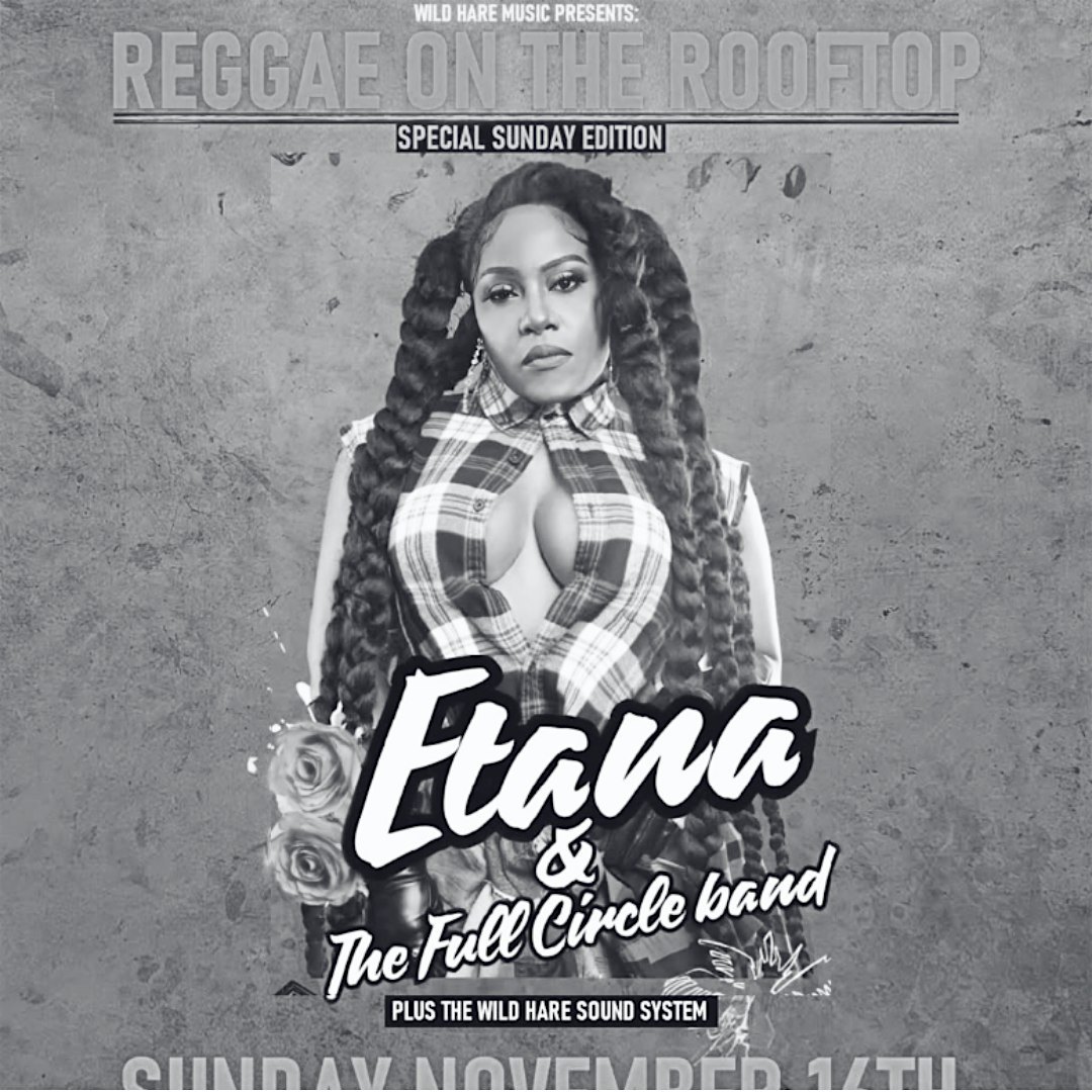 Wild Hare Music Presents Reggae on The Roof w/ Etana & The Full Circle Band at The Wild Hare & Singing Armadillo Frog Sanctuary – Chicago, IL