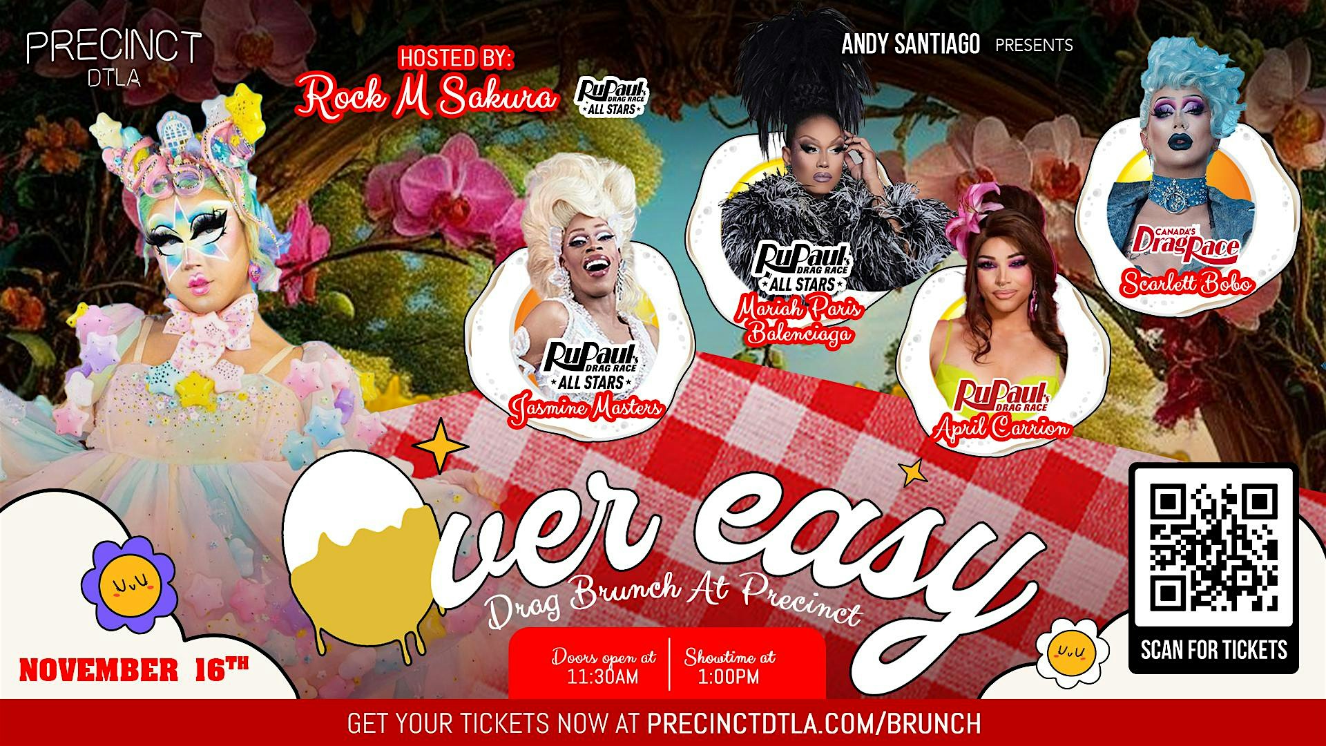 OVER EASY DRAG BRUNCH at PRECINCT BAR DTLA at Precinct – Los Angeles, CA