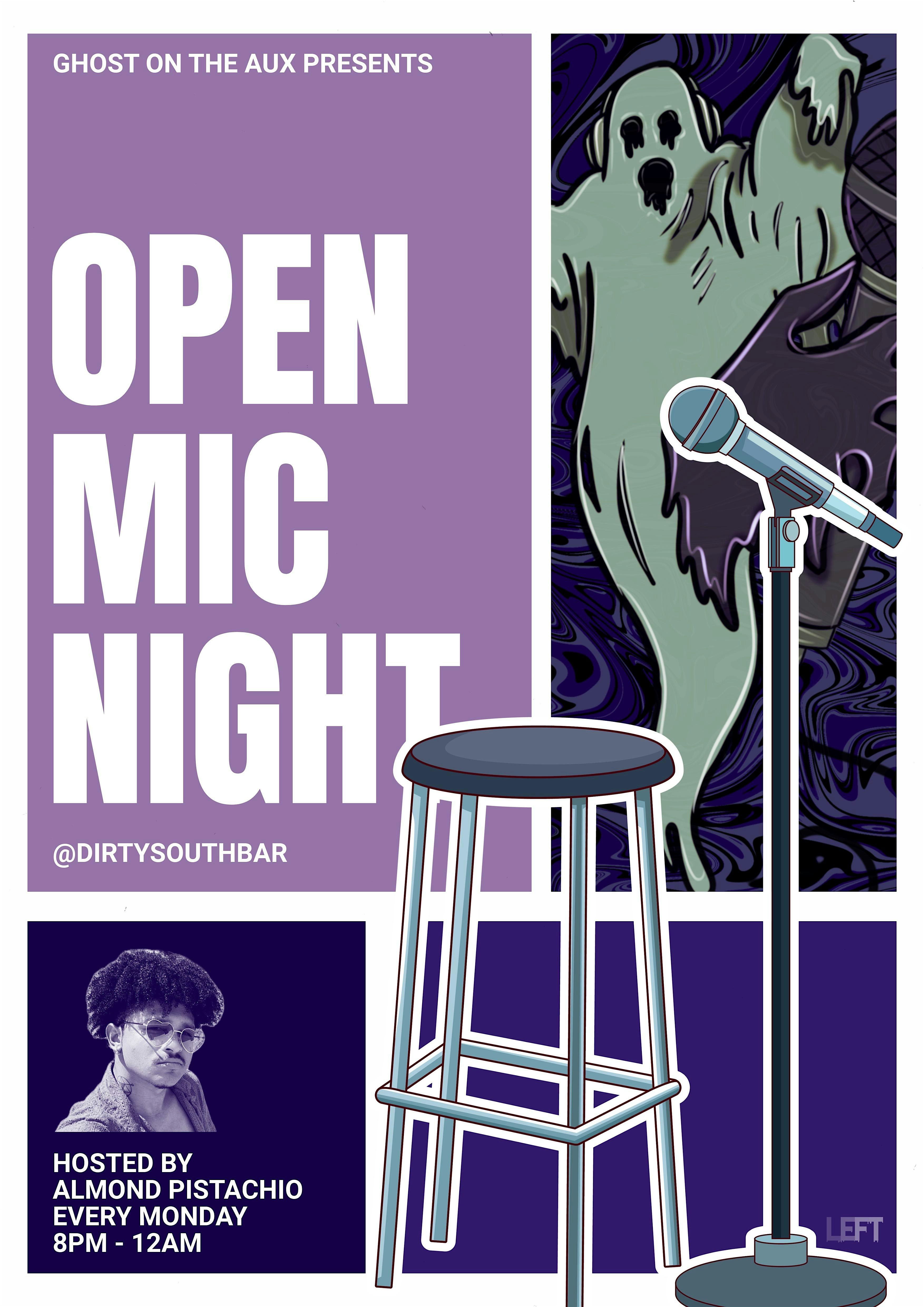 OPEN MIC NIGHT @ Dirty South Bar at Dirty South – Stuart, FL