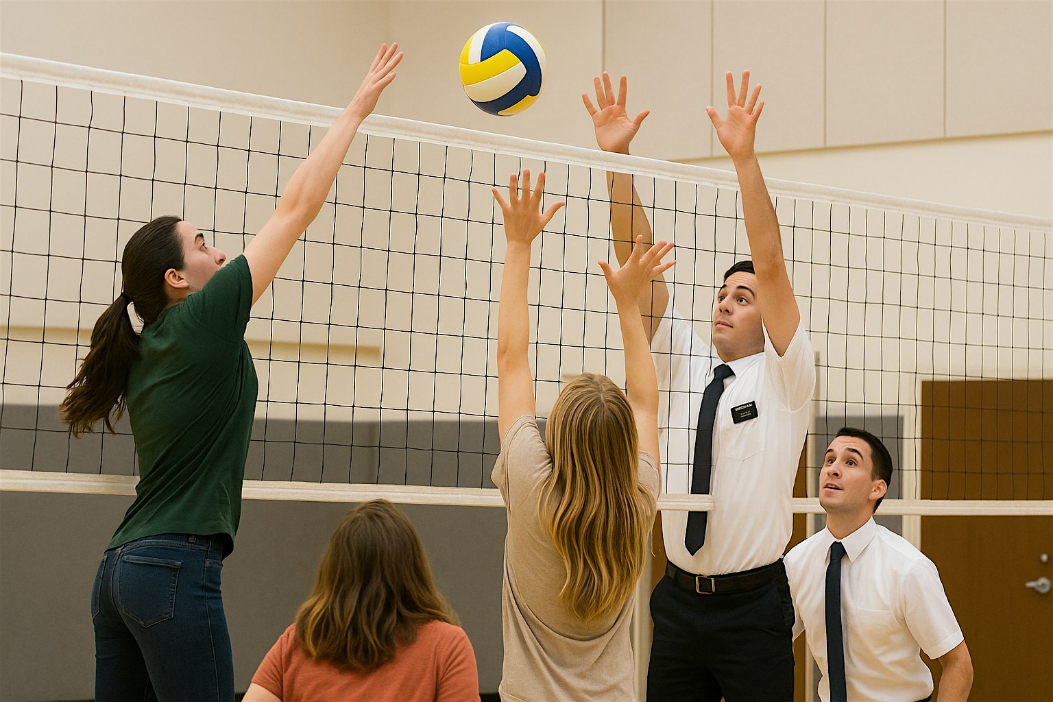 Monday Night Volleyball with the Missionaries at The Church of Jesus Christ of Latter-day Saints – Oak Harbor, WA