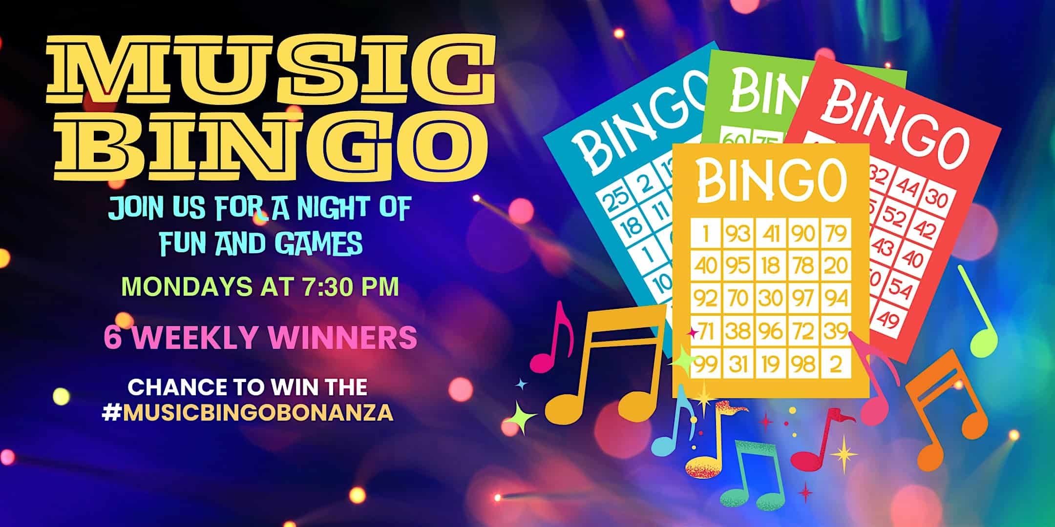 MUSIC BINGO MONDAYS at Sangria Y Cerveza at Sangria y Cerveza – Tacos & Tapas Lounge – Plano, TX
