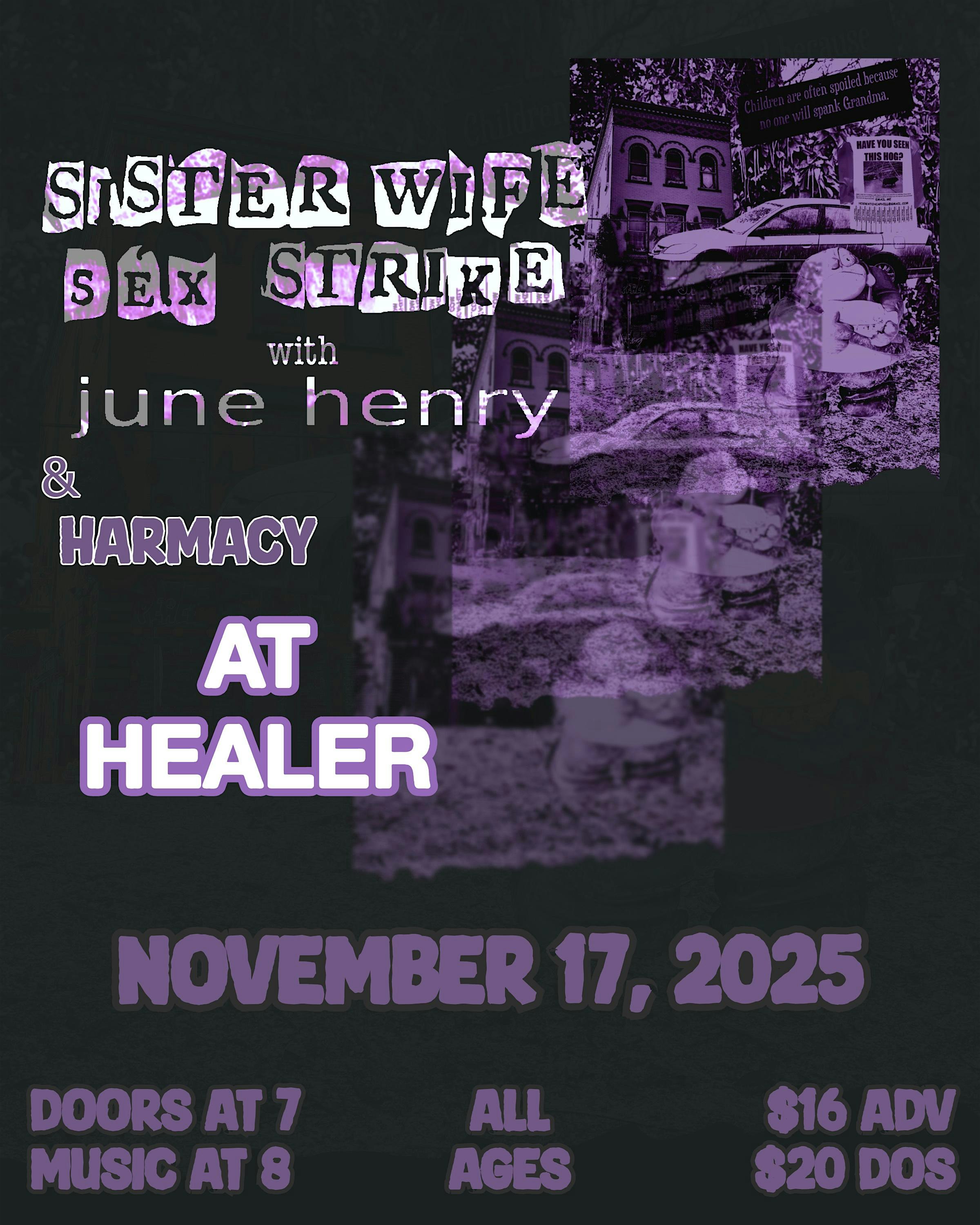 Sister Wife Sex Strike / June Henry / Harmacy at Healer – Indianapolis, IN