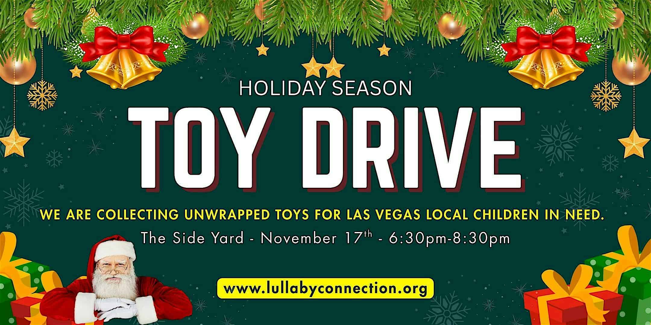 23rd Annual Holiday Toy Drive! at The Side Yard – Henderson, NV