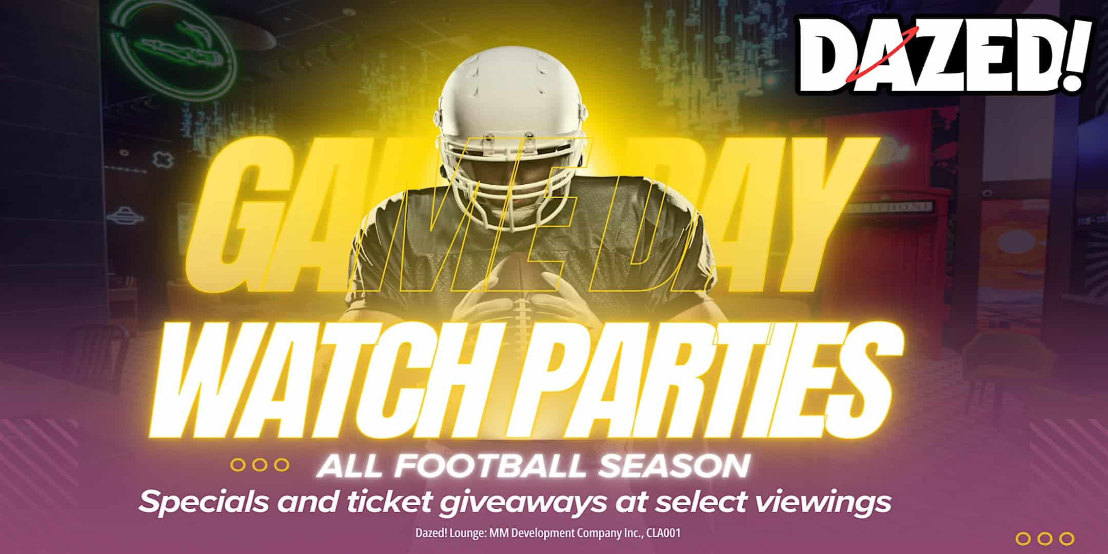 Game Daze at Dazed Lounge: The Ultimate Raiders Watch Party at Dazed! Consumption Lounge – Las Vegas, NV