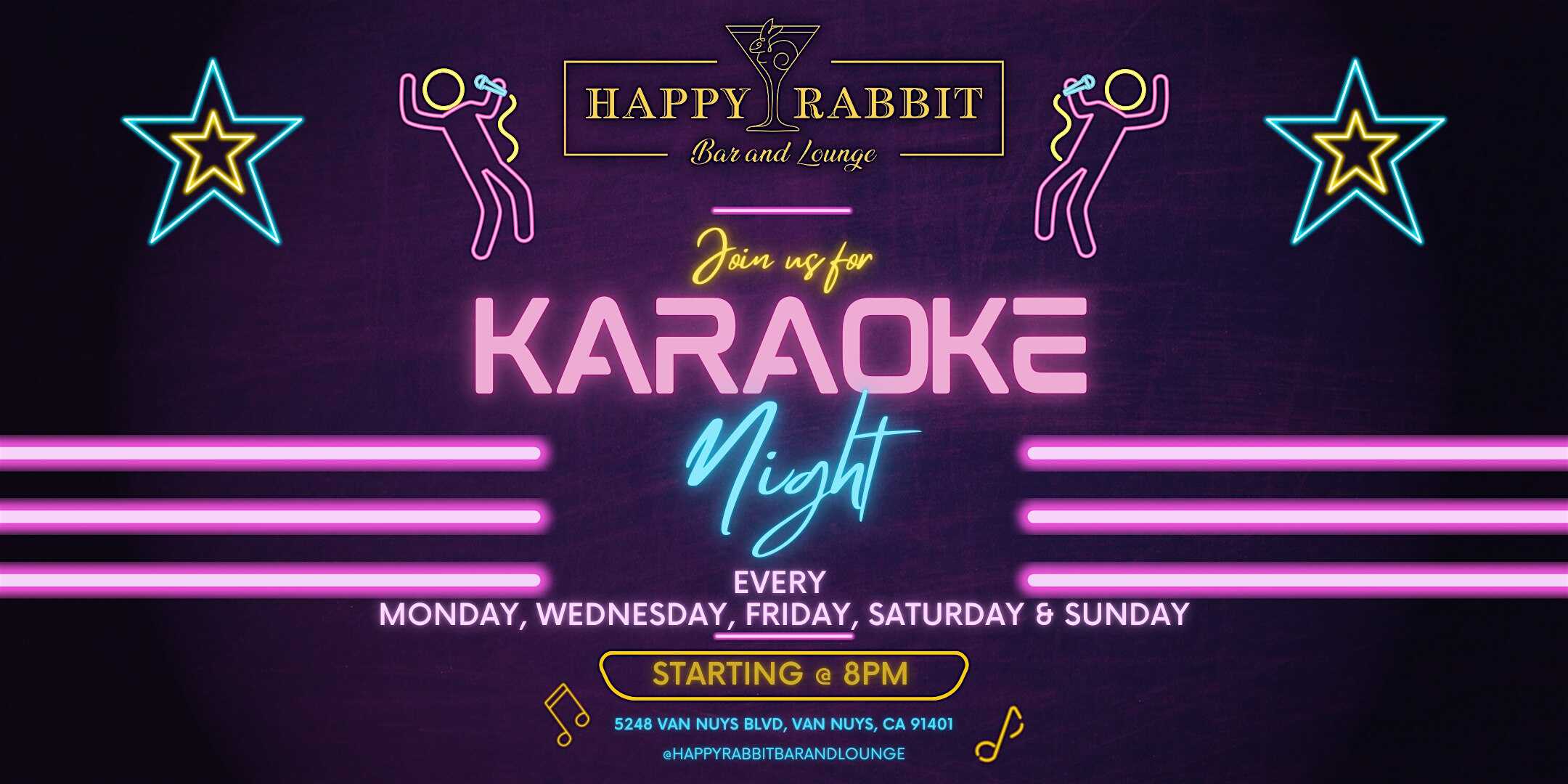Karaoke Night @ Happy Rabbit! at Happy Rabbit Bar and Lounge – Los Angeles, CA
