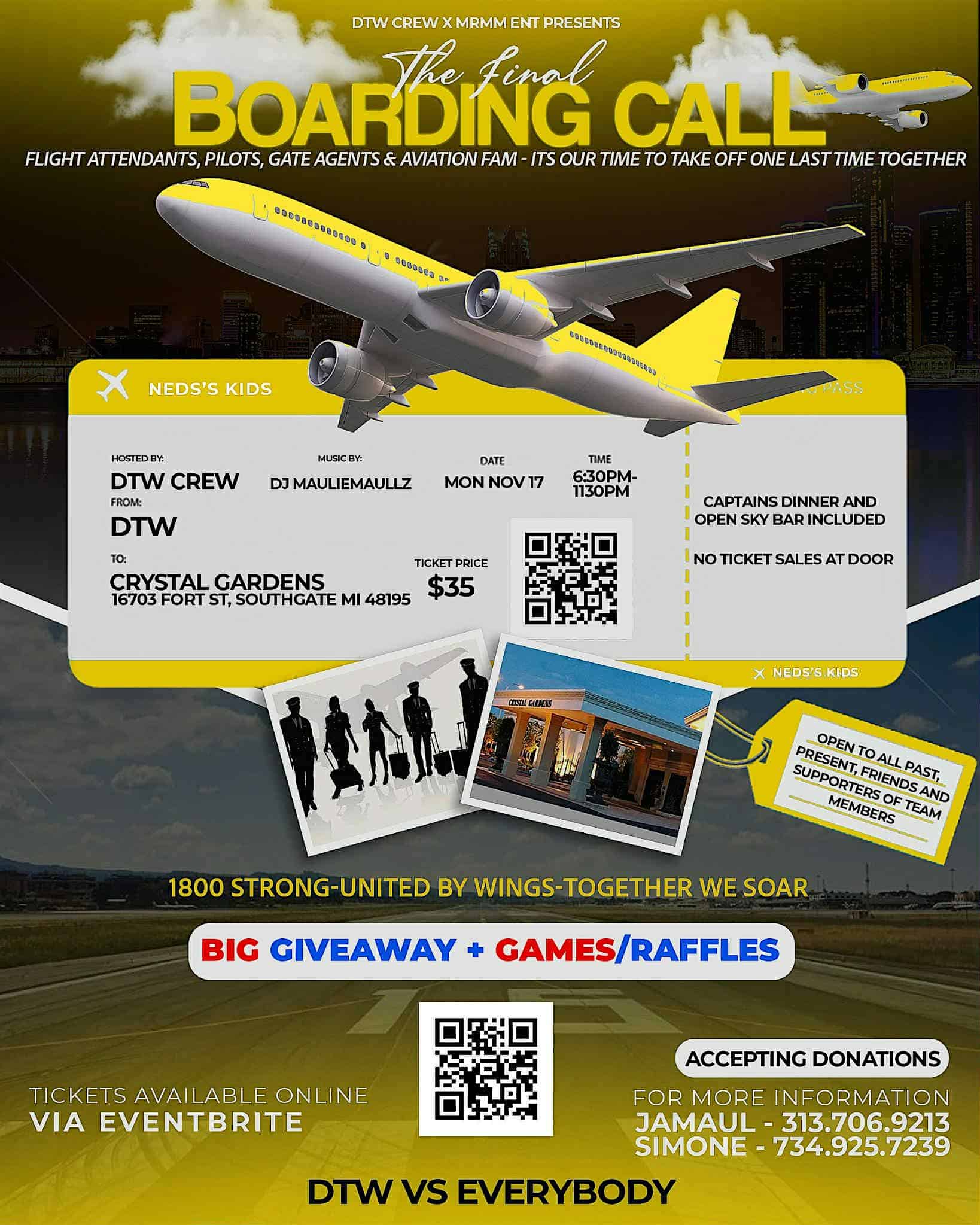 The Final Boarding Call at Crystal Gardens – Southgate, MI