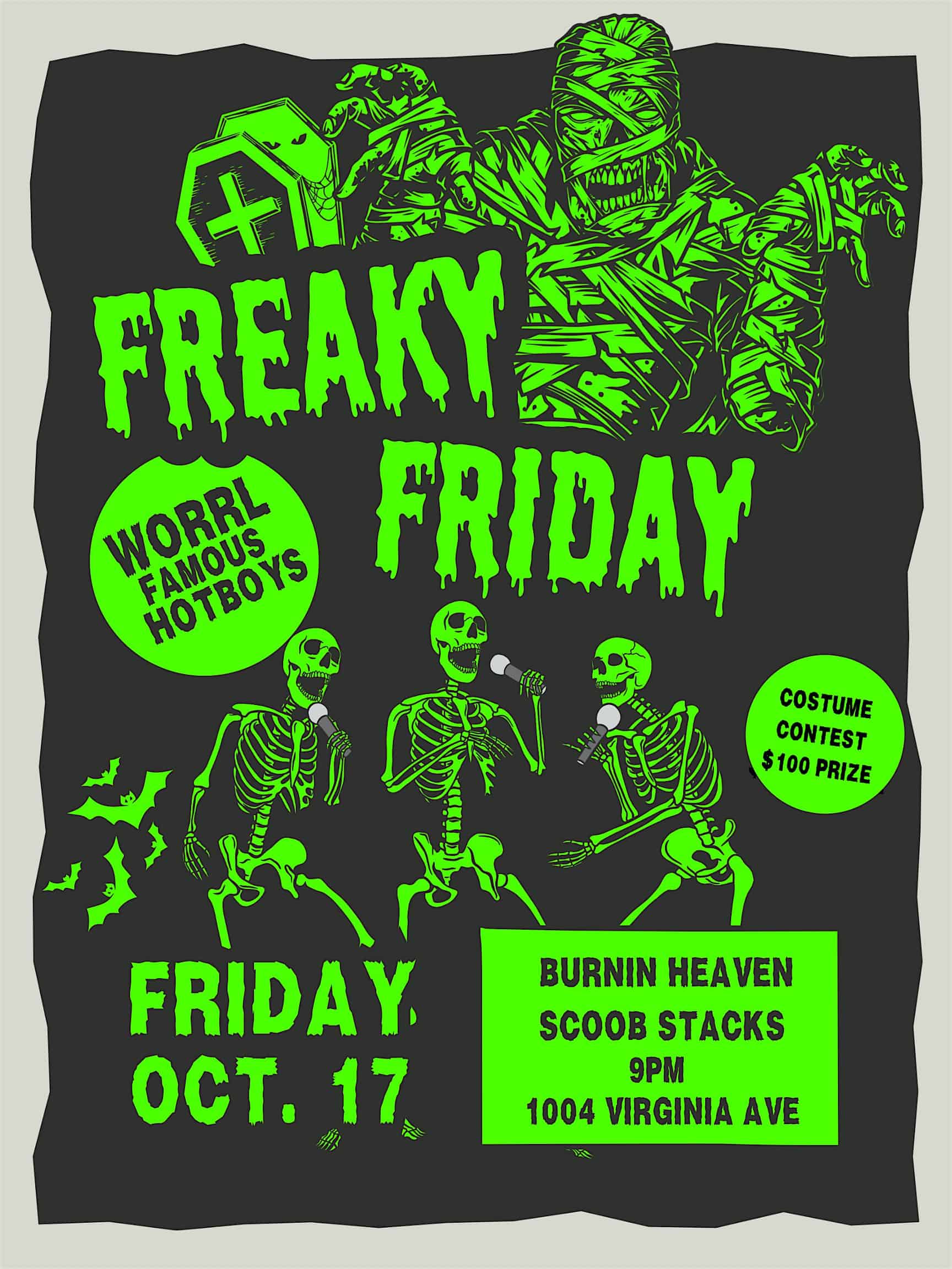 Freaky Friday 1017 Edition at World Famous HotBoys Fountain Square – Indianapolis, IN