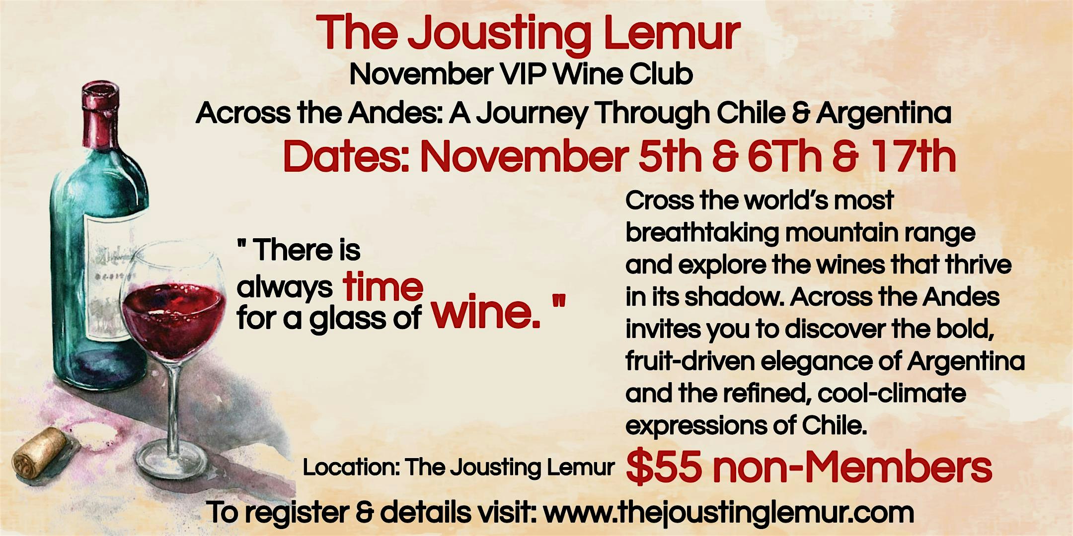 Across the Andes: A Journey Through Chile & Argentina at The Jousting Lemur – Bismarck, ND