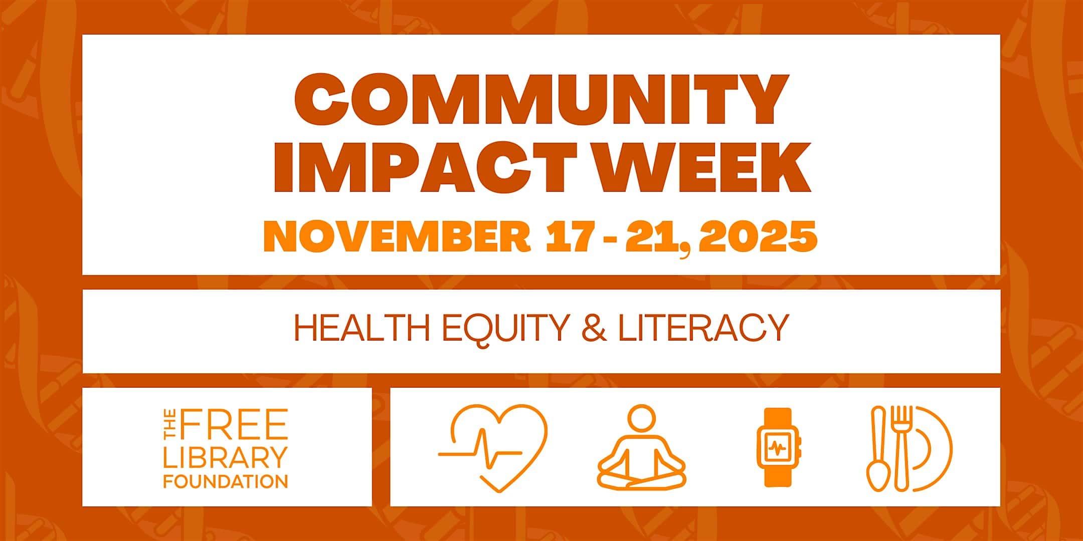 Free Library Community Impact Week – Vendor Registration at Parkway Central Library – Philadelphia, PA