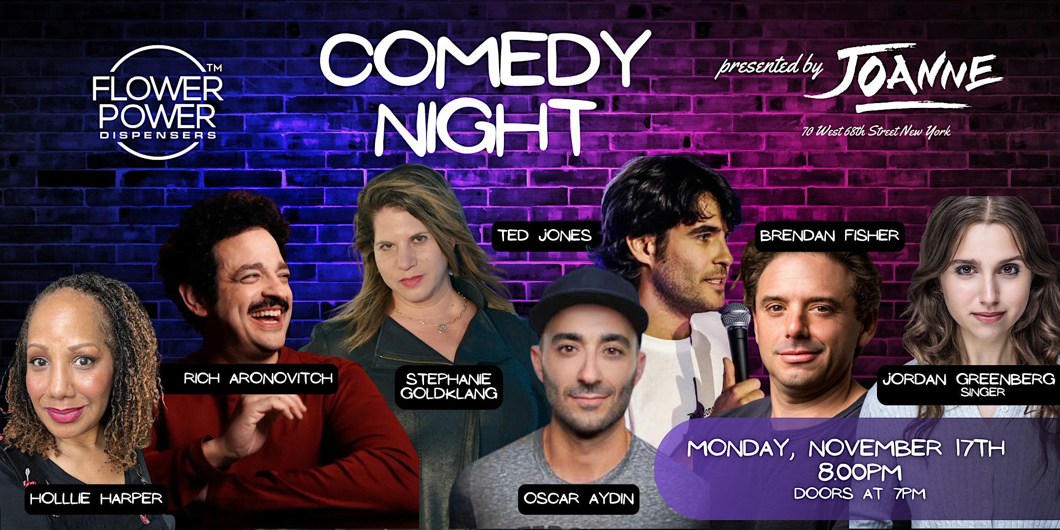 Comedy & Cabaret Night at Joanne’s This Month! at Joanne Trattoria – New York, NY