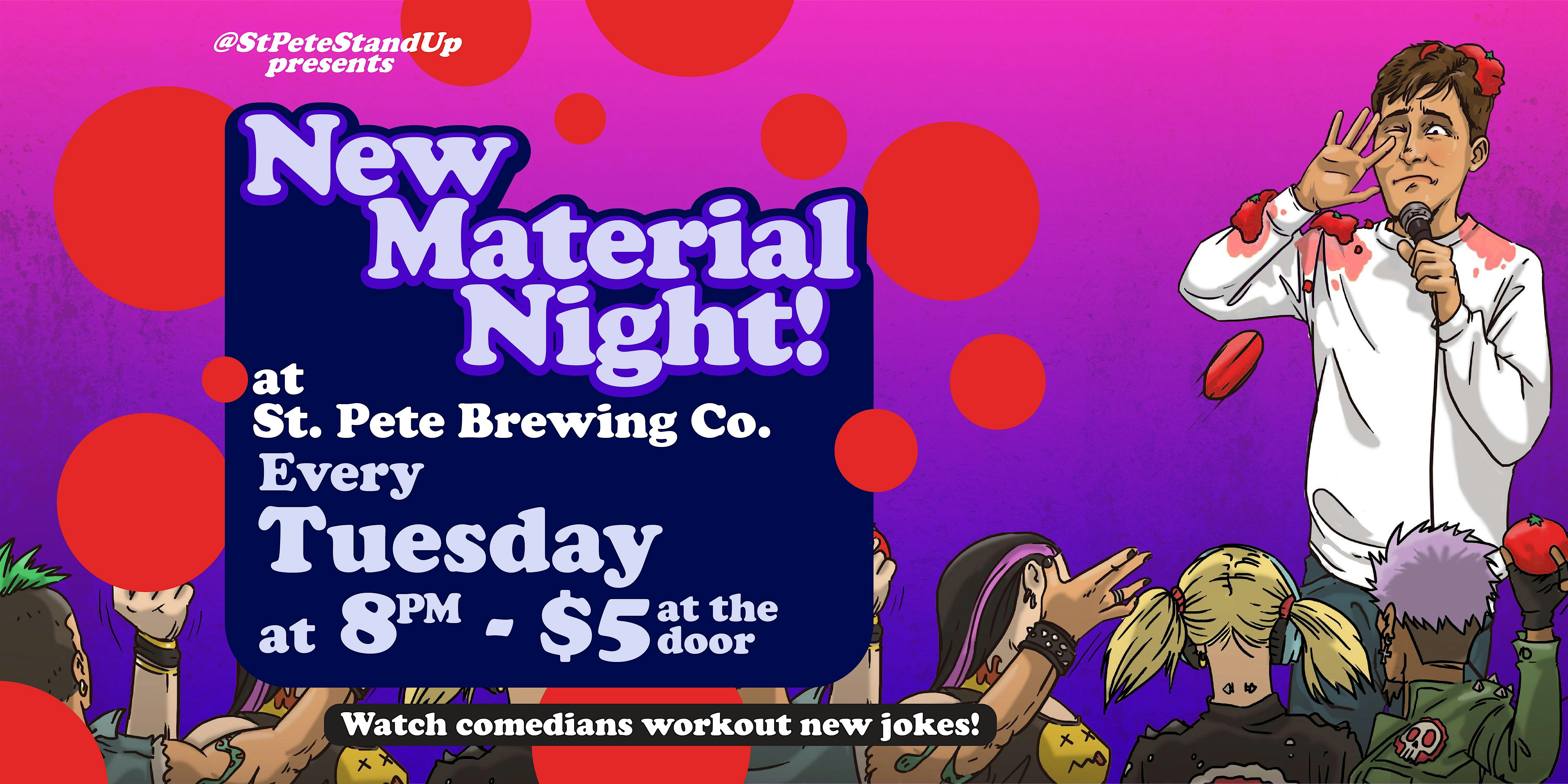 Tuesday Comedy Show! at St. Pete Brewing Company – St. Petersburg, FL
