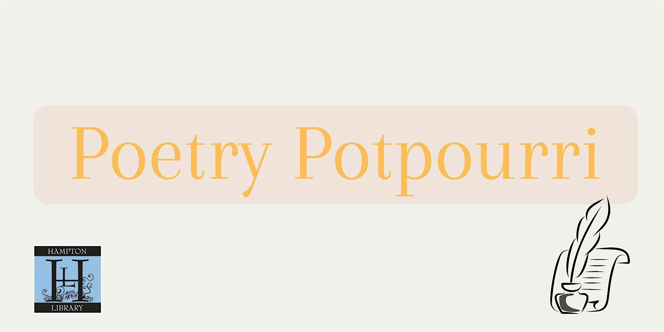 Poetry Potpourri at Hampton Library – Bridgehampton, NY