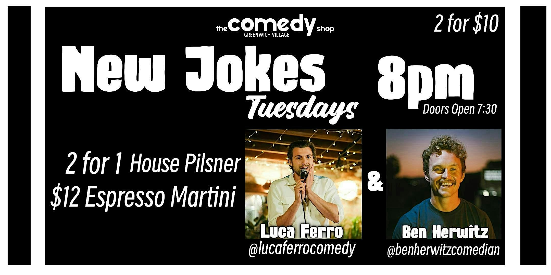 New Jokes at The Comedy Shop (formerly Lantern Comedy) – New York, NY