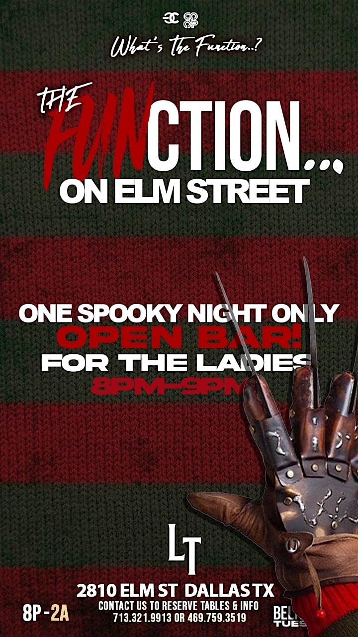 “The Function” on Elm Street this Tuesdsay @ LT’s at La Tardeada – Dallas, TX