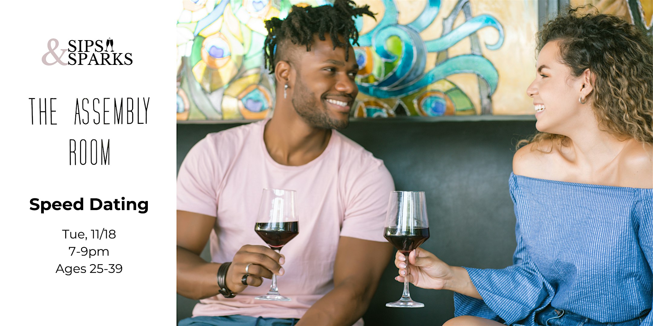 Speed Dating Ages 25-39 in New Britain, CT. at The Assembly Room at The Assembly Room – New Britain, CT