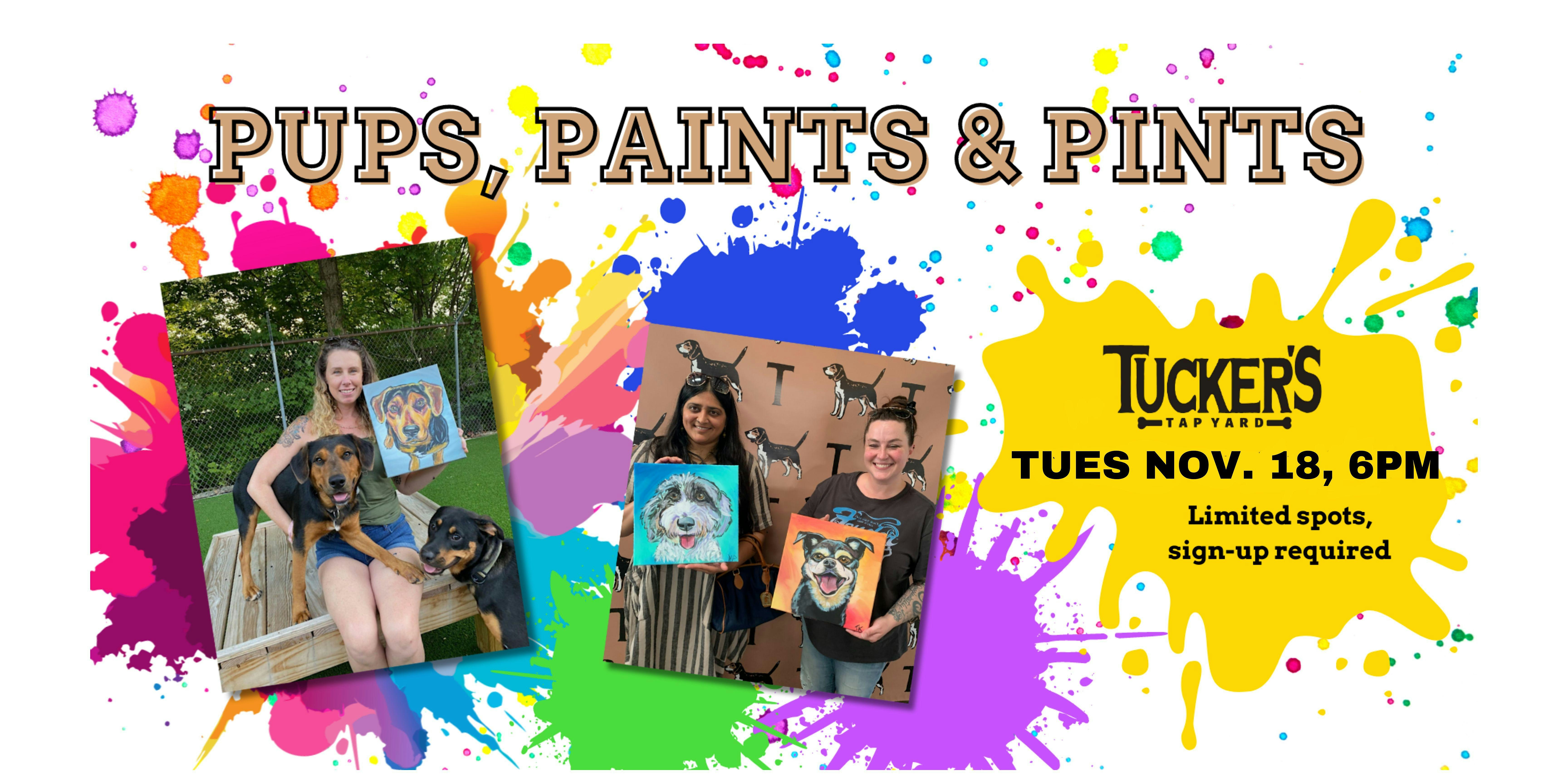Paint Your Pet at Tucker’s Tap Yard with StudioSRV at Tucker’s Tap Yard – Winston-Salem, NC