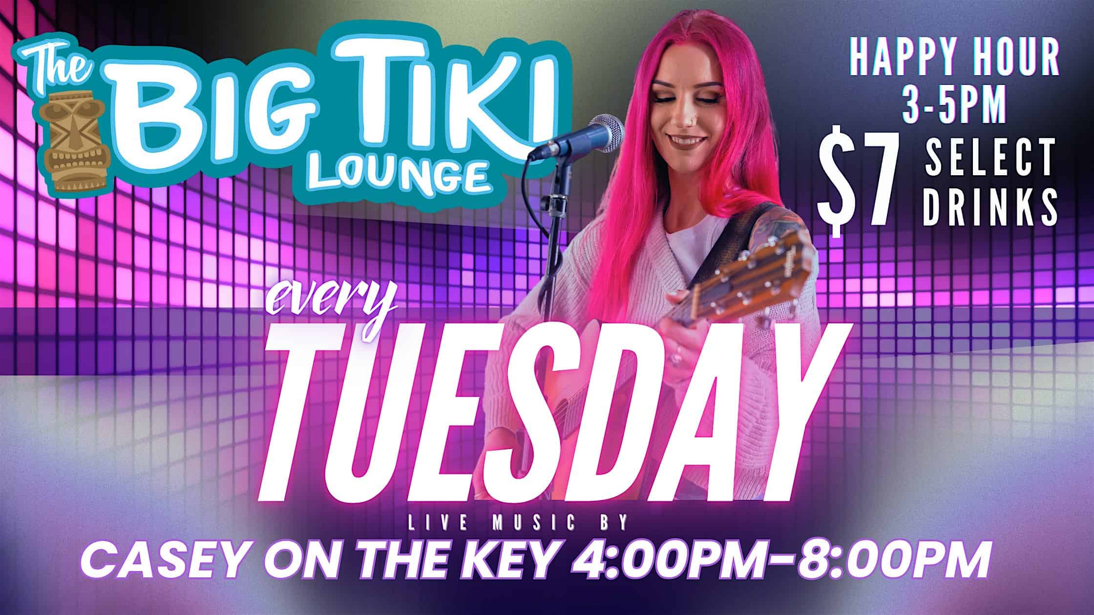 Casey on the Key @ The Big Tiki Lounge at The Big Tiki Lounge – Siesta Key, FL