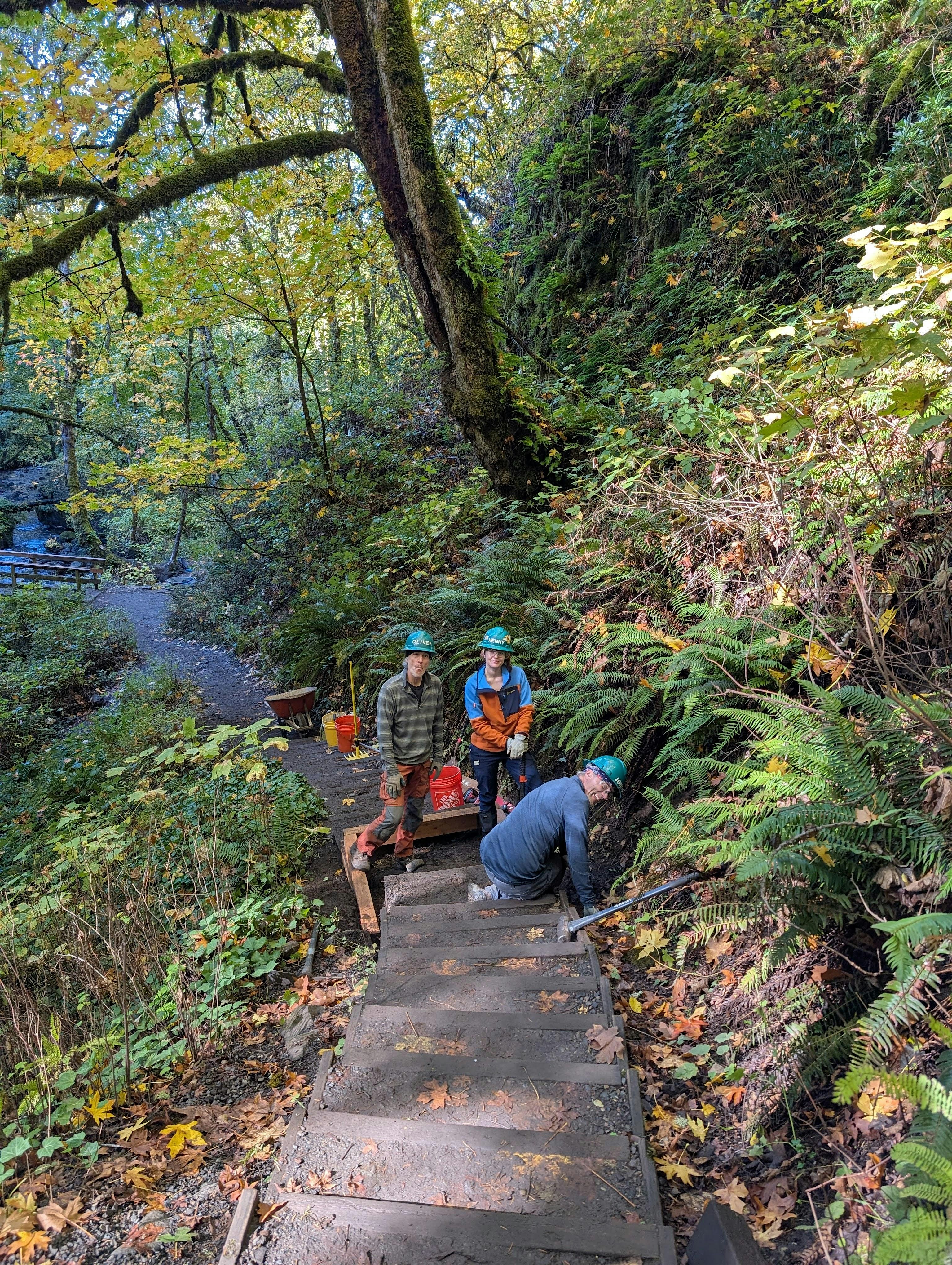 Bridal Veil Stairs repair – Gorge at Bridal Veil Falls – Bridal Veil, OR