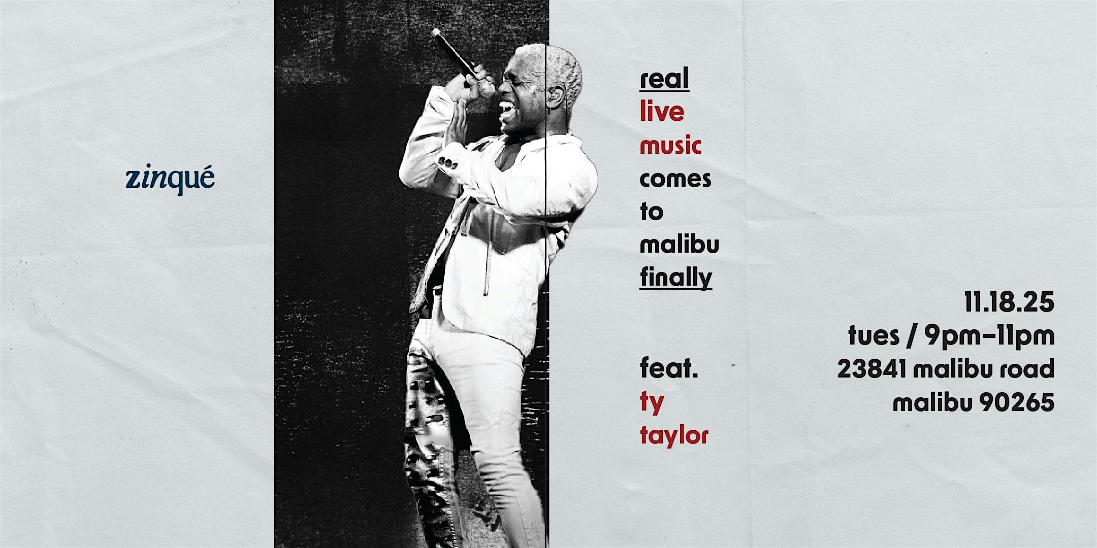 (Real) Live Music @ Zinqué Malibu at Zinqué – Malibu – Malibu, CA