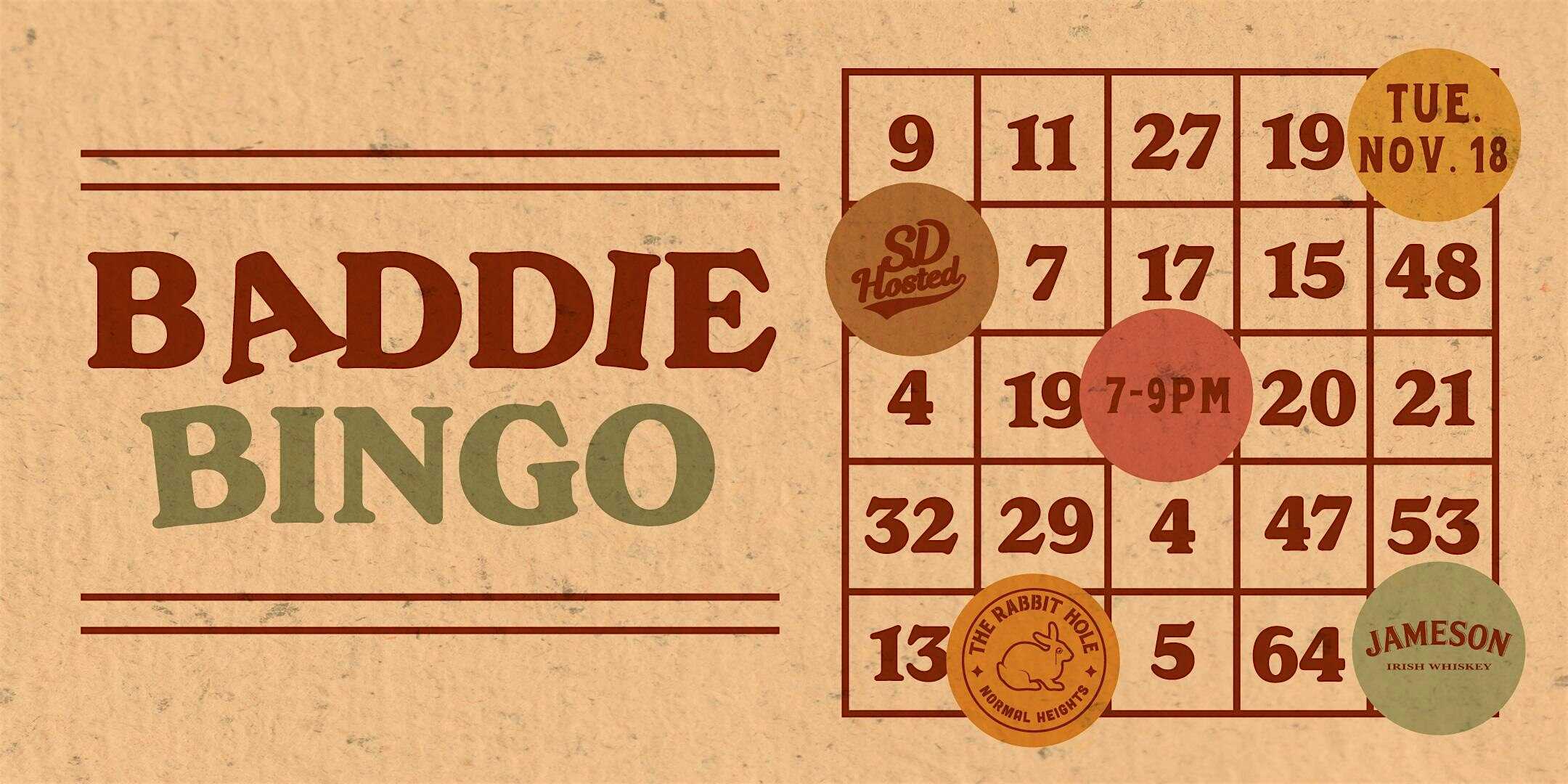 Baddie Bingo at The Rabbit Hole – San Diego, CA