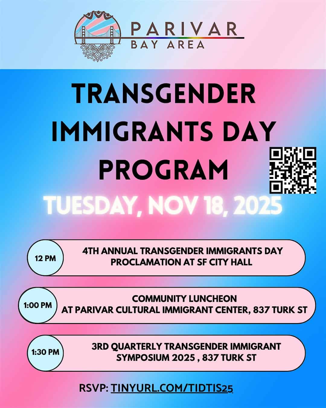 San Francisco’s Transgender Immigrant Day and Transgender Symposium at San Francisco City Hall – San Francisco, CA