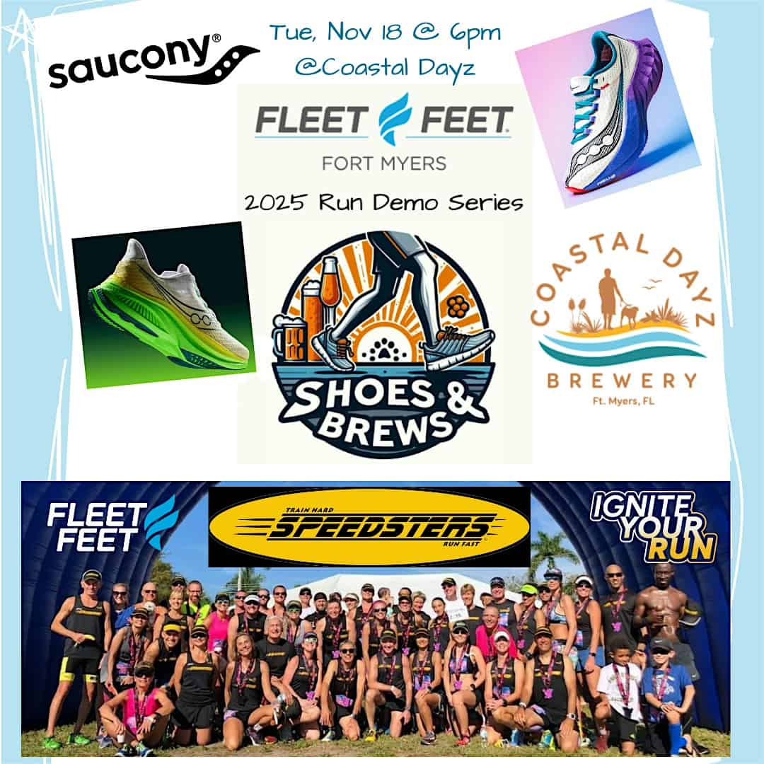 Fleet Feet x Saucony Run Demo at Coastal Dayz Brewery at Coastal Dayz Brewery – Fort Myers, FL
