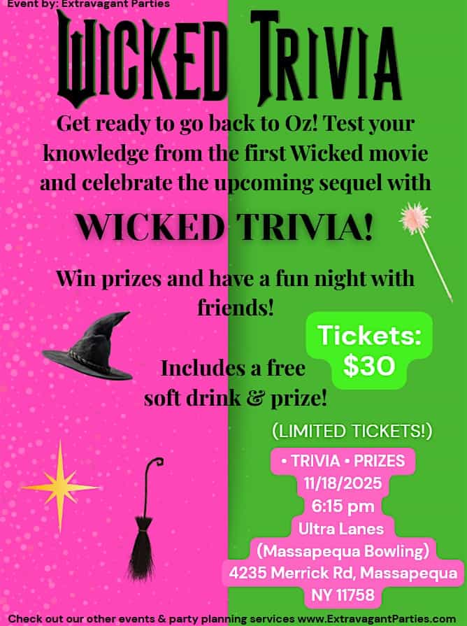 Wicked Trivia at Ultra Lanes Massapequa – Massapequa, NY