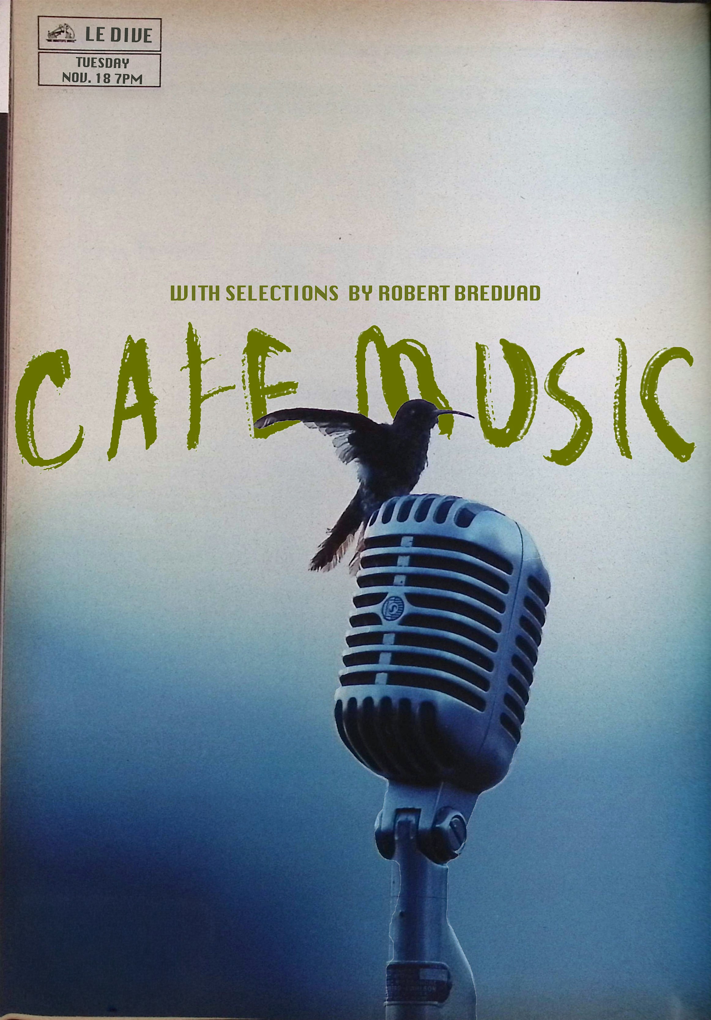 Cafe Music with Robert Bredvad at Le Dive – New York, NY