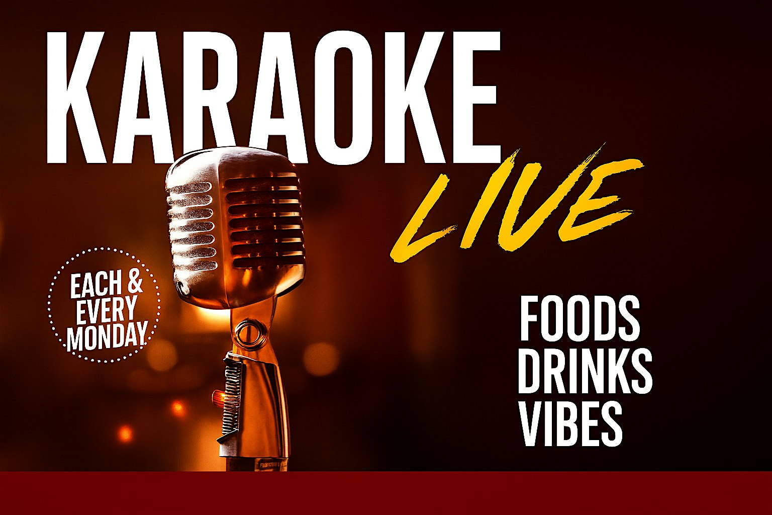 Avenue K&B Karaoke at Avenue Kitchen & Bar – Baltimore, MD
