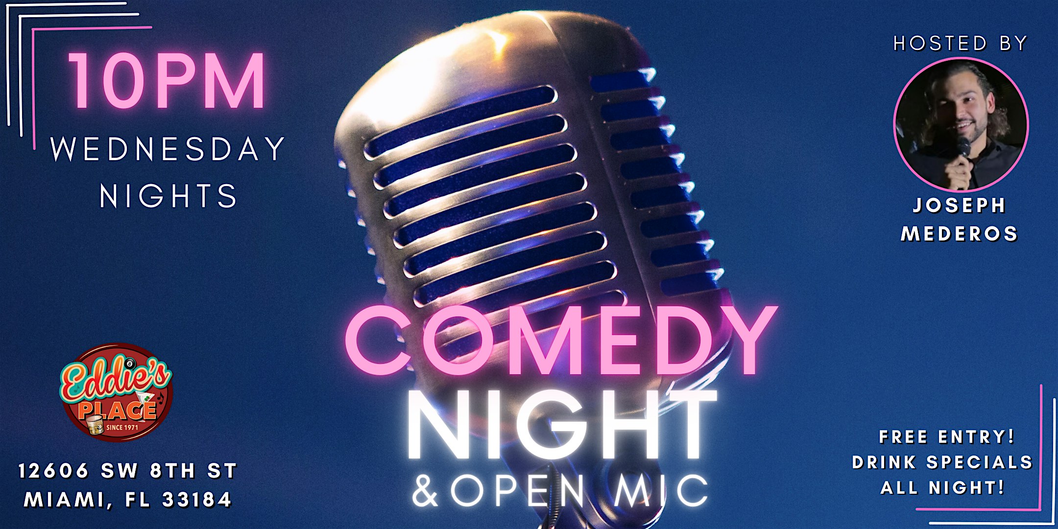 Comedy Night at Eddie’s Place at Eddie’s Place – Miami, FL