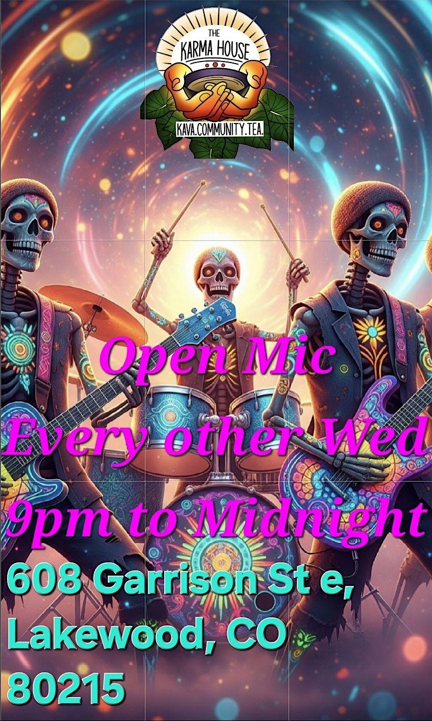 Karma House Open Mic at The Karma House – Kava Bar – Lakewood, CO