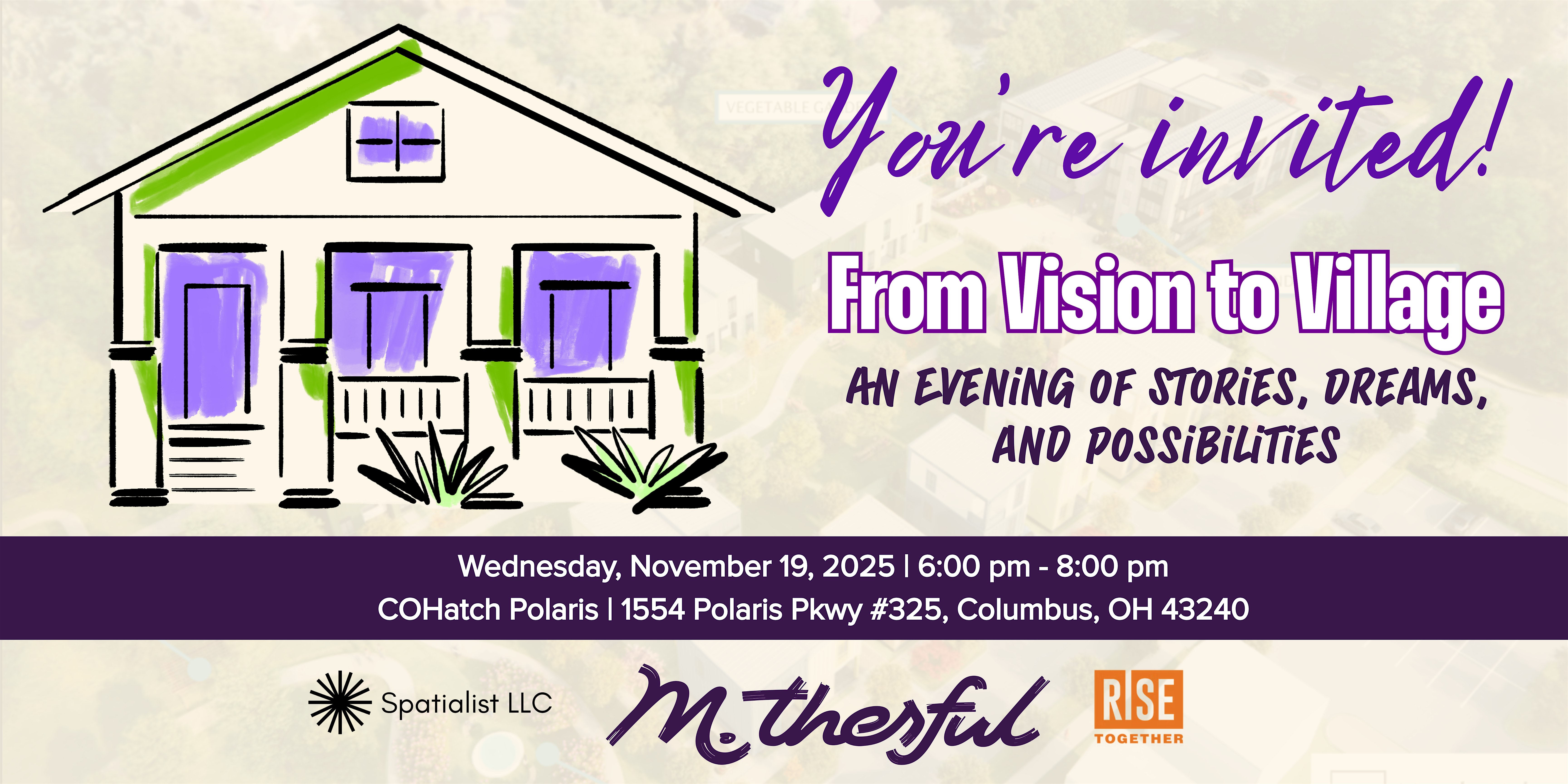 From Vision to Village: An Evening of Stories, Dreams, and Possibilities at COhatch Polaris – Columbus, OH