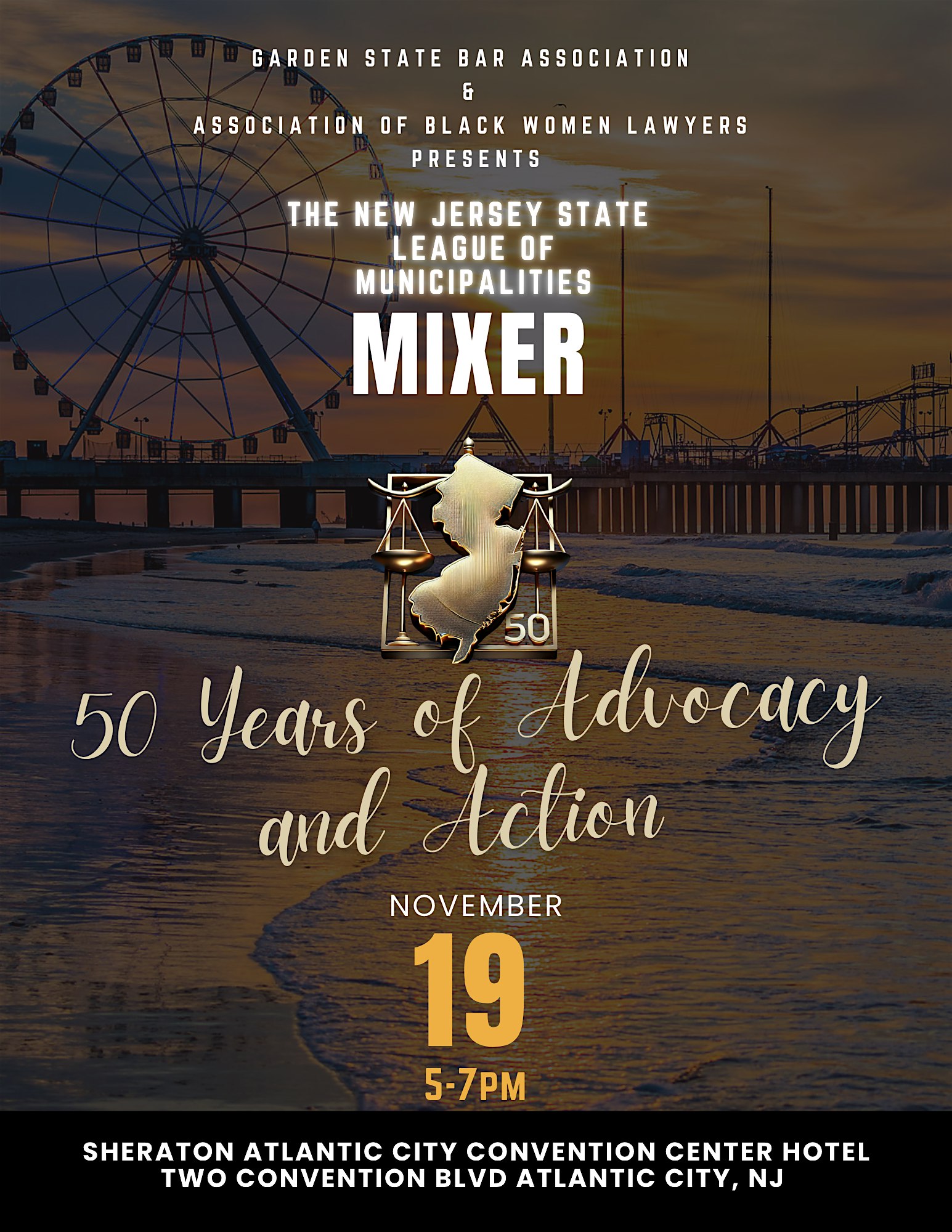 GSBA | ABWL League of Municipalities Reception at Sheraton Atlantic City Convention Center Hotel – Atlantic City, NJ