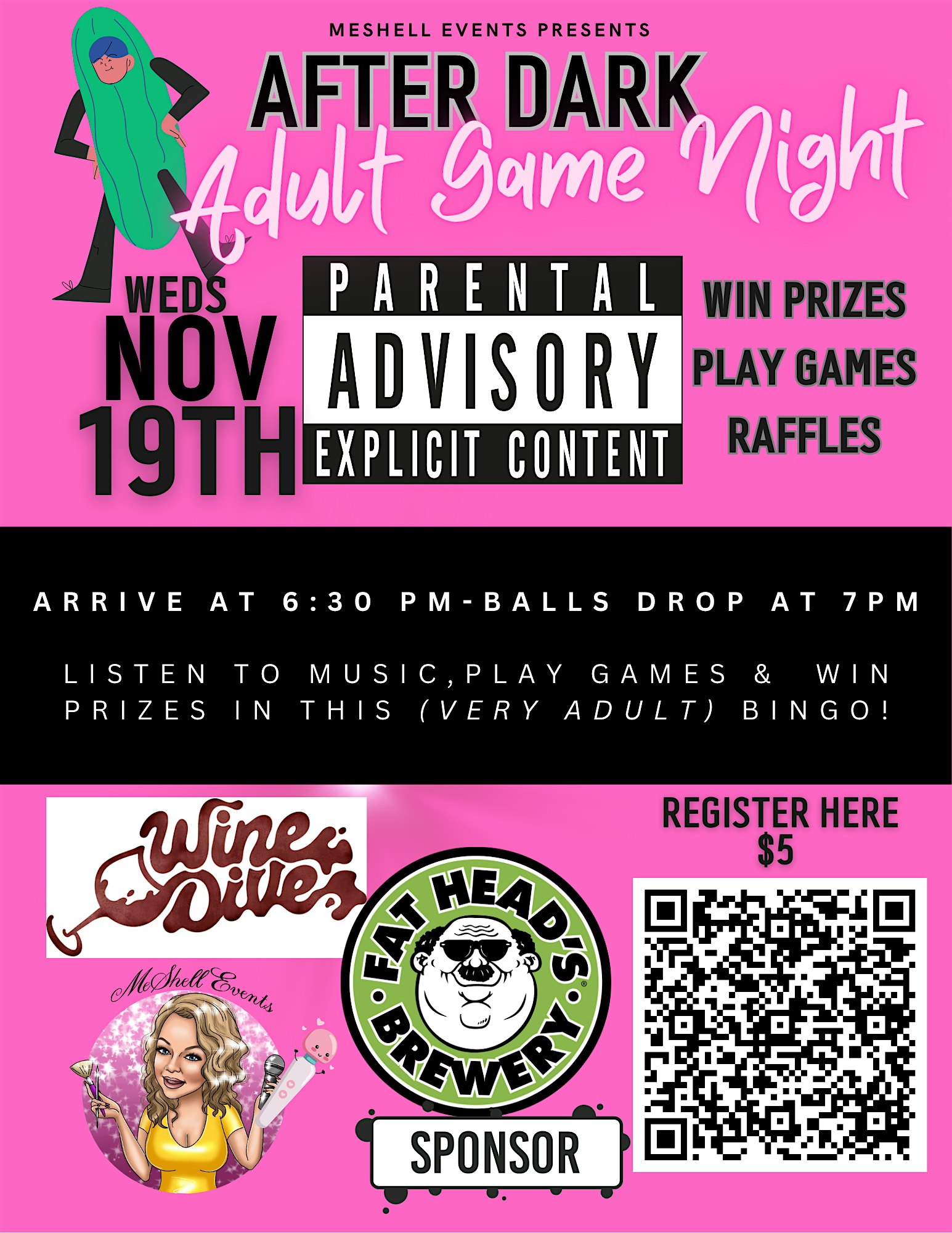 ADULT Boozy Game Night at Wine Dive Lakewood at Wine Dive Cle ( Lakewood, OH ) – Lakewood, OH
