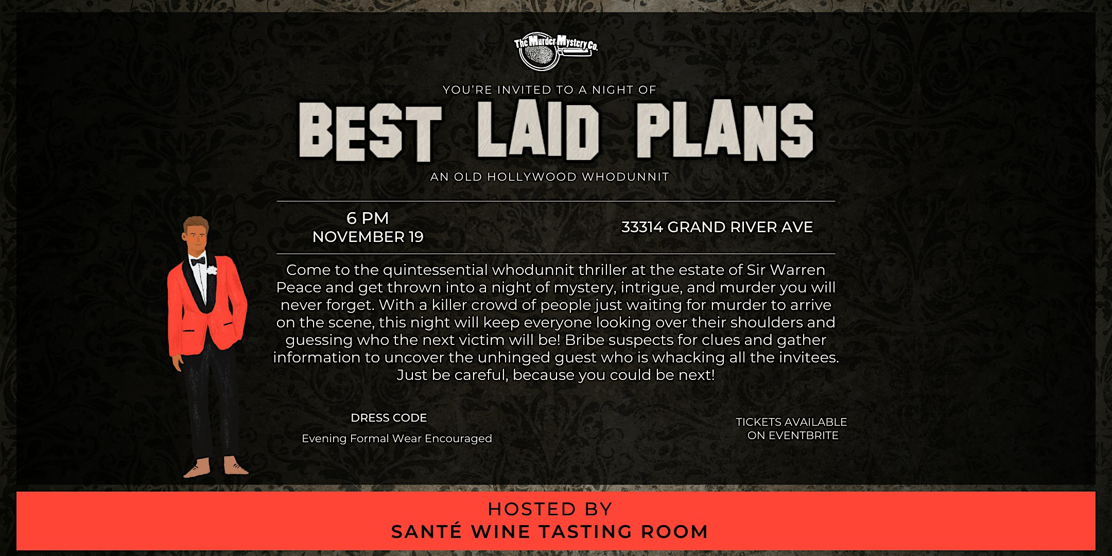 Murder Mystery at Sante at Santé – Farmington, MI