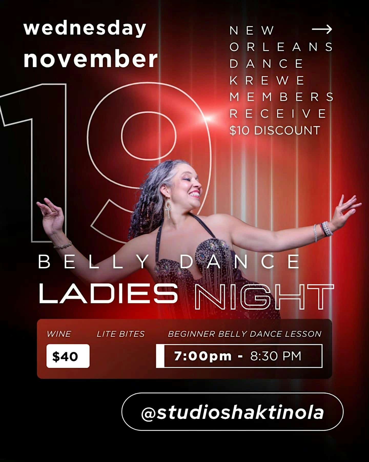Belly Dance Ladies Night at Studio Shakti New Orleans – New Orleans, LA