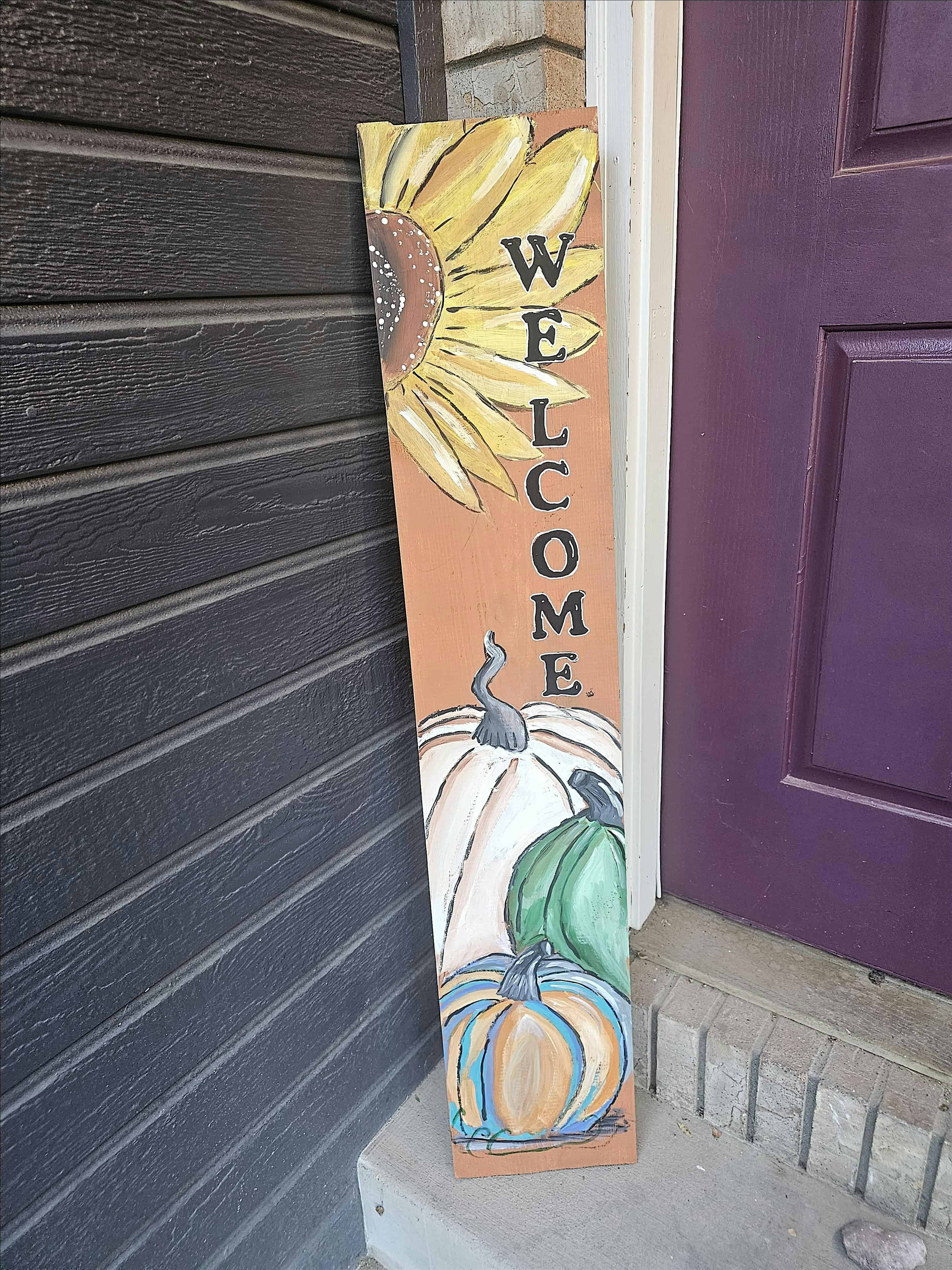 Fall Welcome 4 ft Wooden Porch leaner paint party! at Maxline Brewing – Fort Collins, CO
