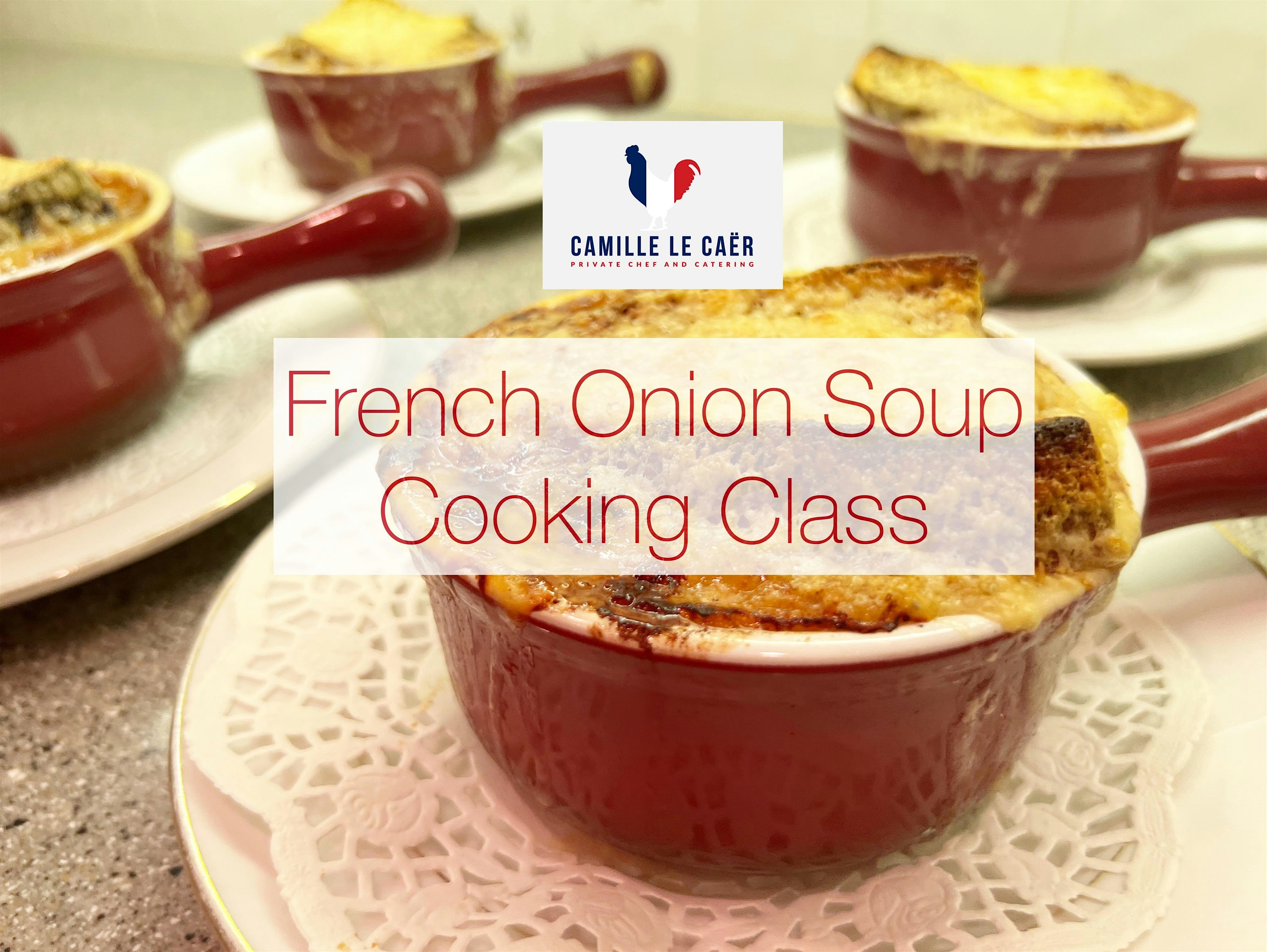French Onion Soup cooking class at 27 Chandler St – Buffalo, NY