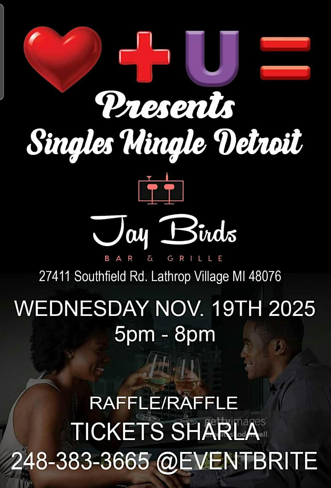 SINGLES MINGLE DETROIT at 27411 Southfield Rd – Lathrup Village, MI