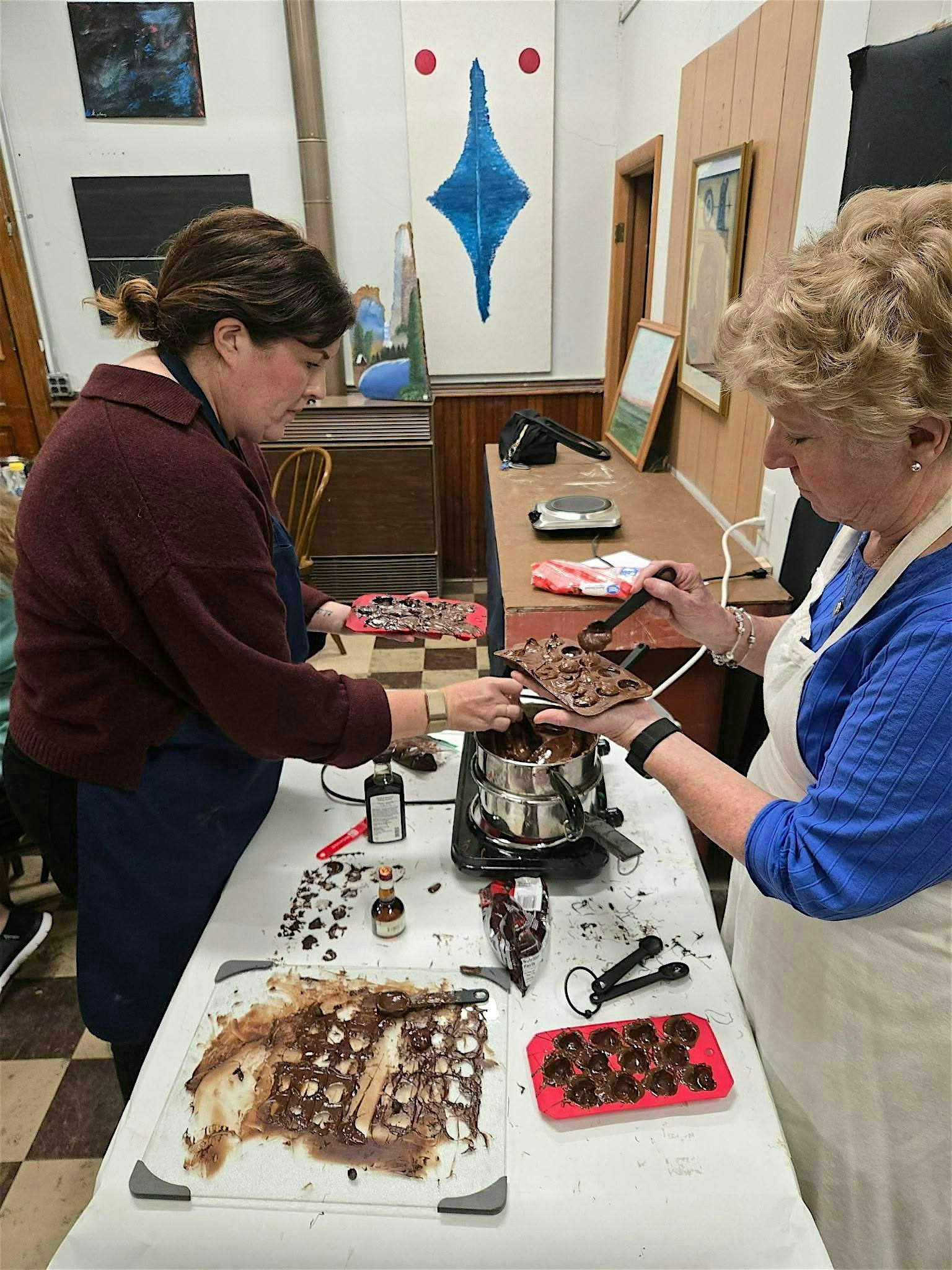 “Boozy” Chocolates with Keith Johnson at Calumet Art Center in the Big Green Church – Calumet Township, MI