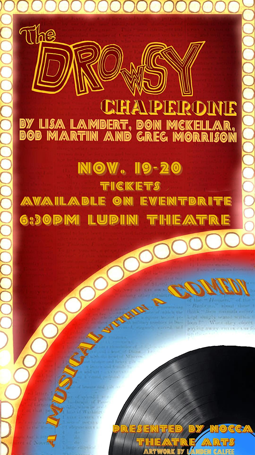 Theatre Arts | The Drowsy Chaperone at New Orleans Center for Creative Arts – New Orleans, LA