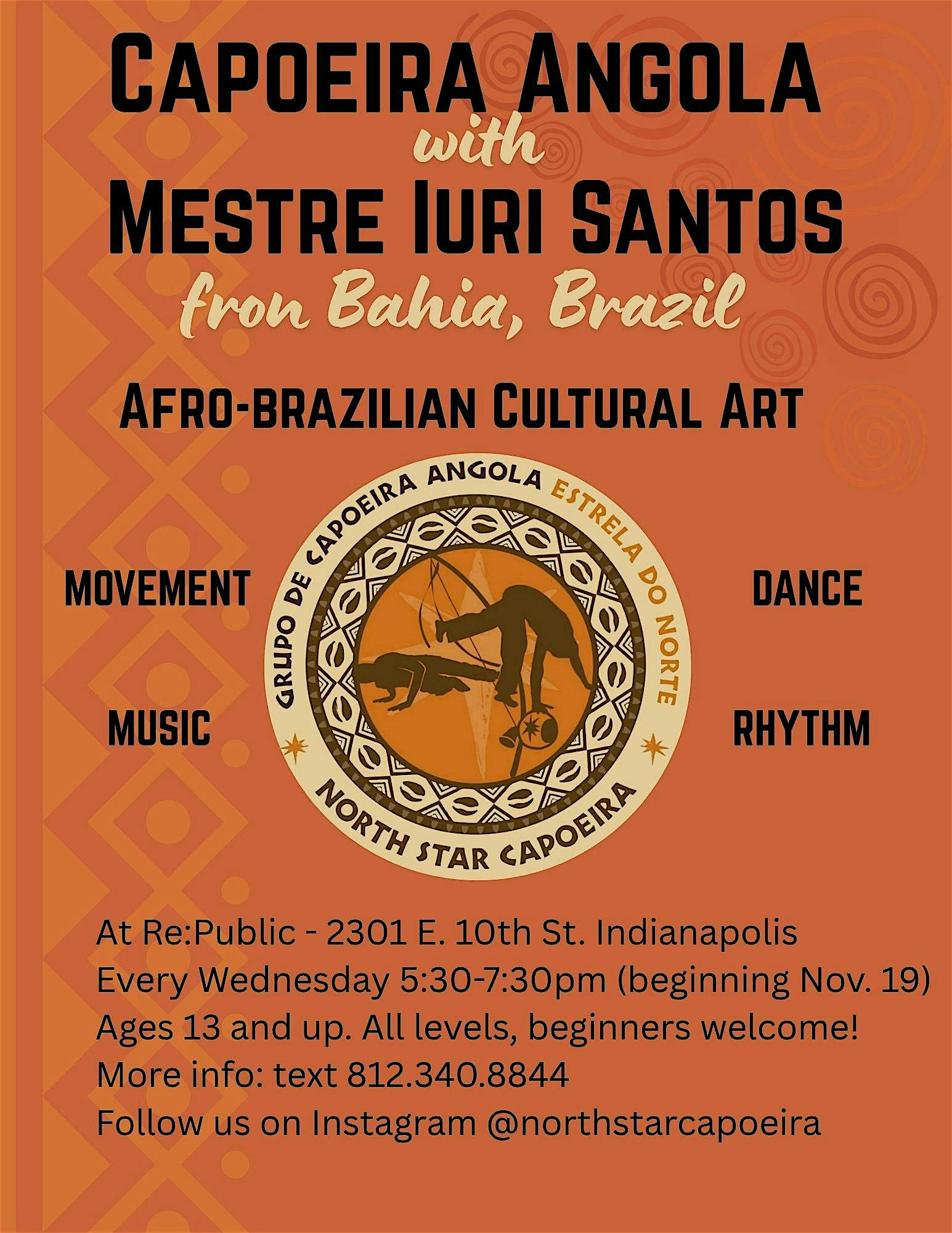 North Star Capoeira Angola at 2301 E 10th St – Indianapolis, IN