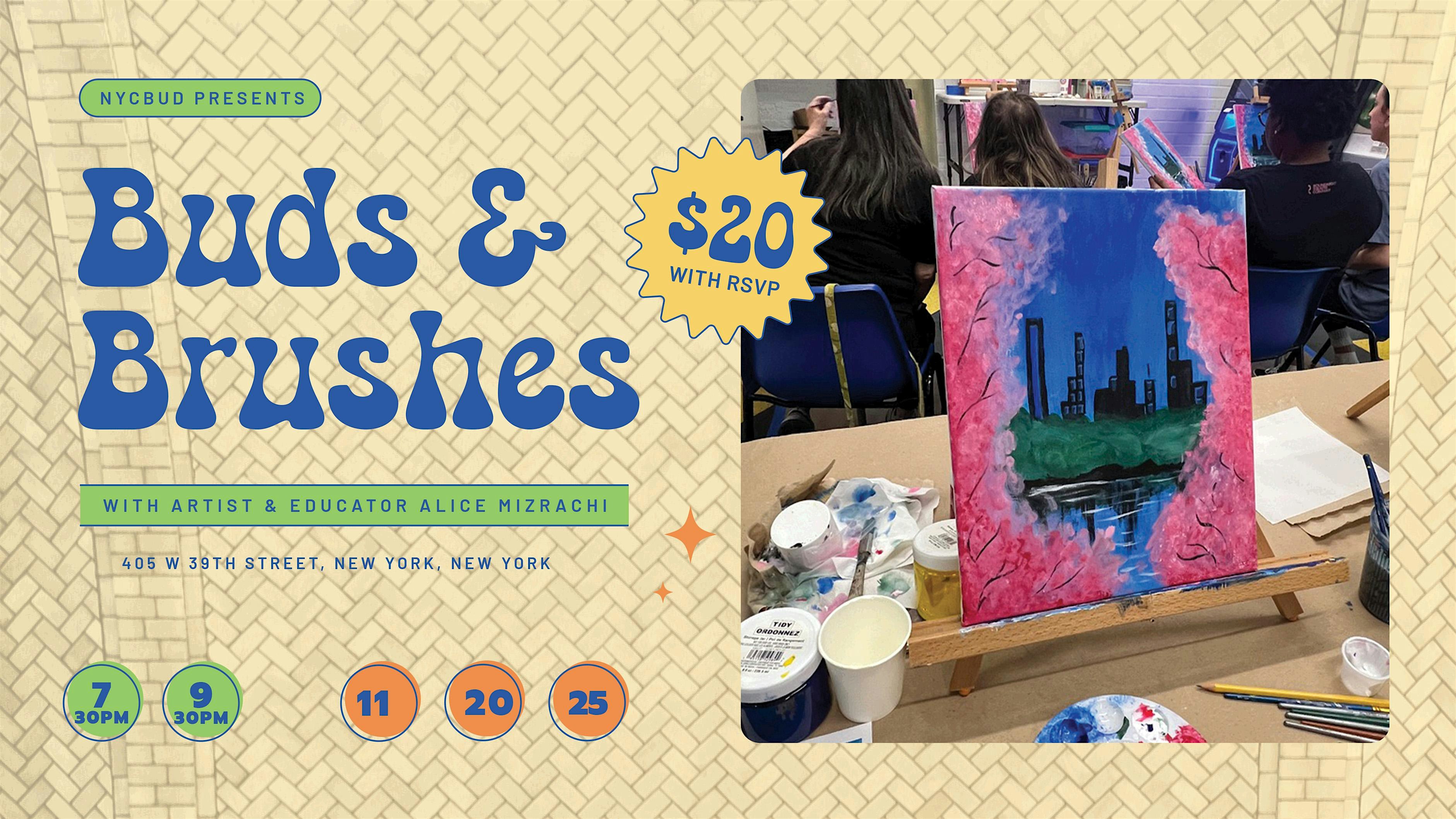 Buds & Brushes at 405 W 39th St – New York, NY